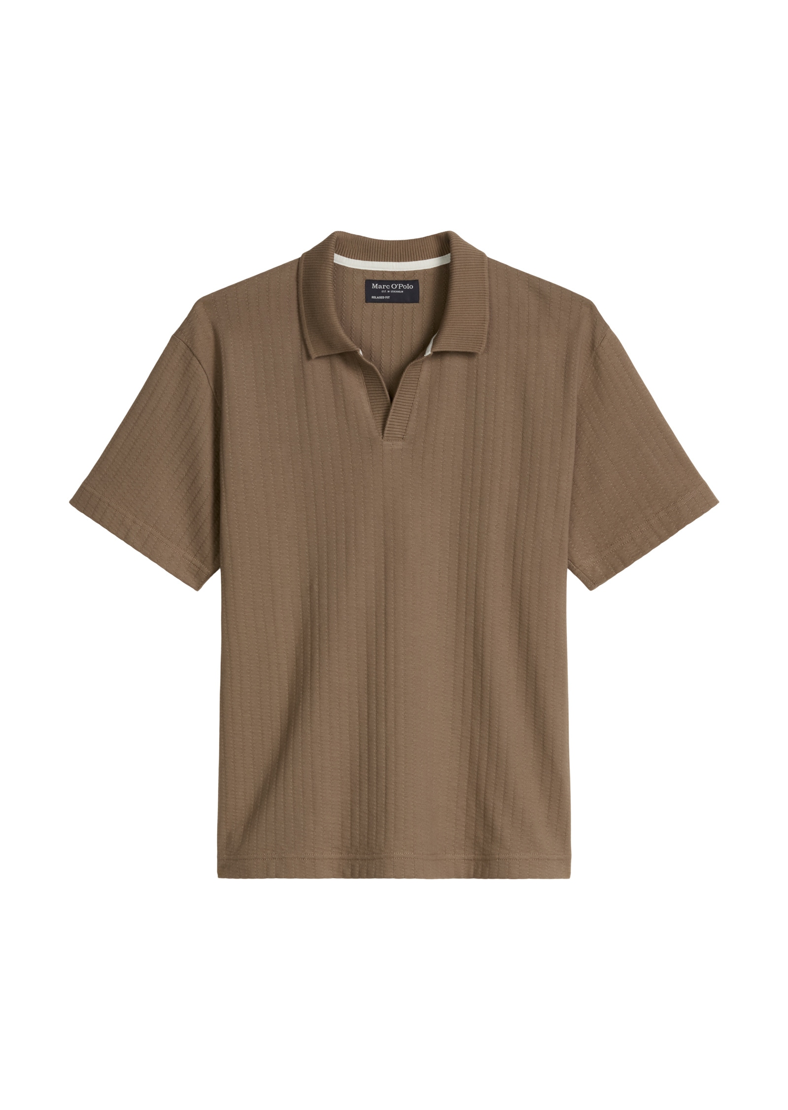 Marc O'Polo Poloshirt »aus schwerem Ripp-Jersey«