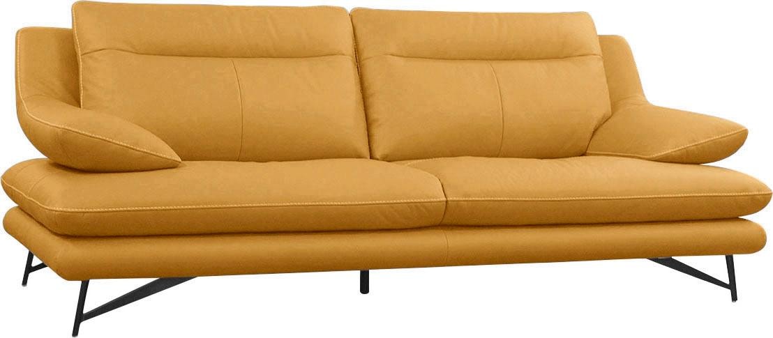 CALIA ITALIA 2-Sitzer »Cezanne, italienisches Design trifft erstklassigen Sitzkomfort, Leder«, Edles Designsofa in besonders langlebigen & pflegeleichten Lederarten