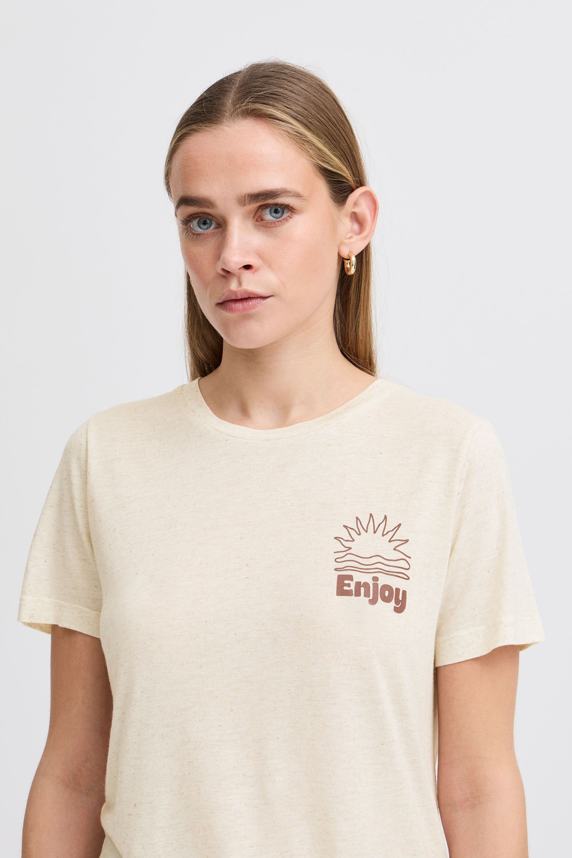 Ichi Rundhalsshirt »Rundhalsshirt IHOHANA«