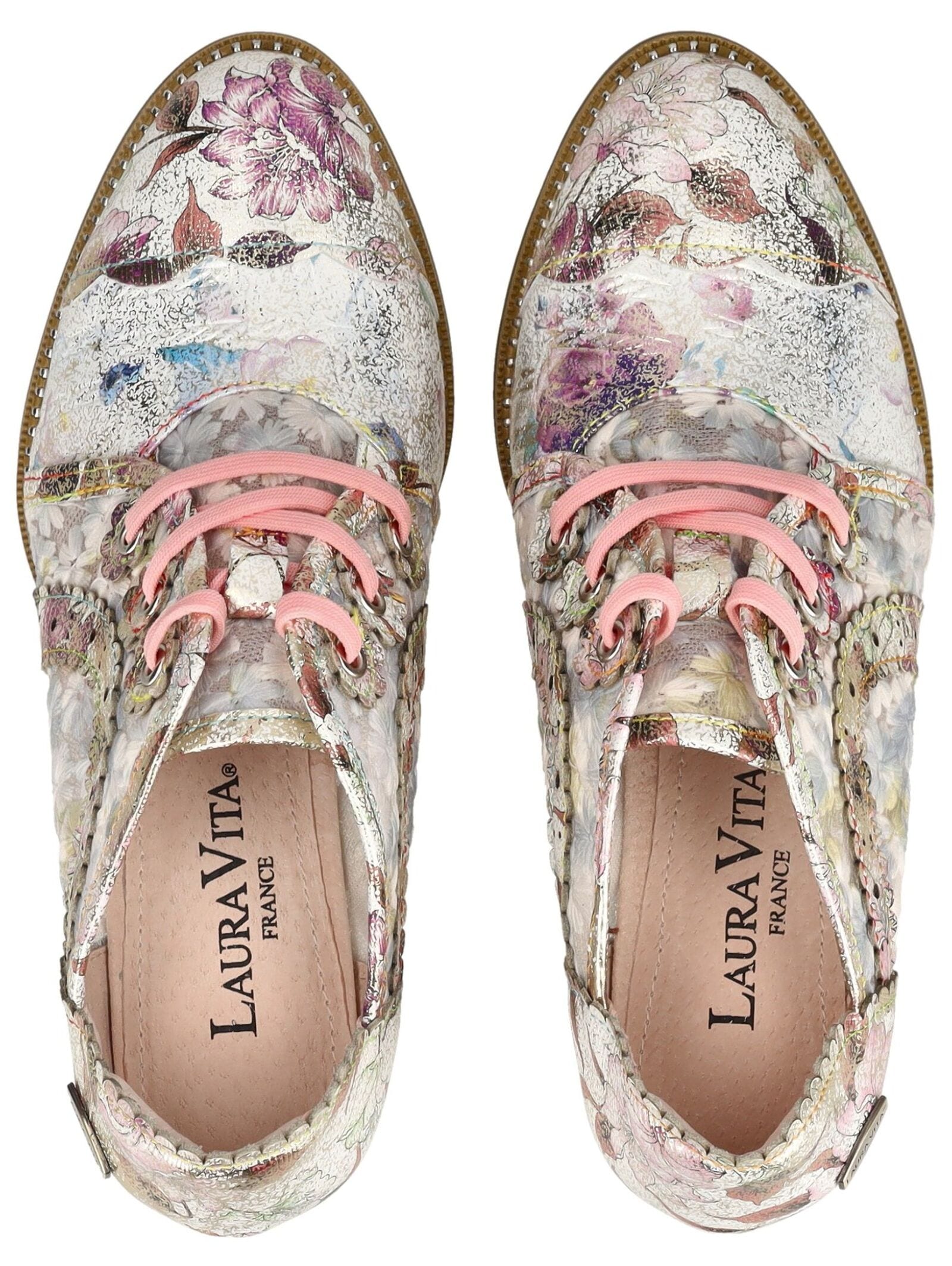 LAURA VITA Schnürstiefelette »LAURA VITA Stiefelette Lederimitat/Textil«