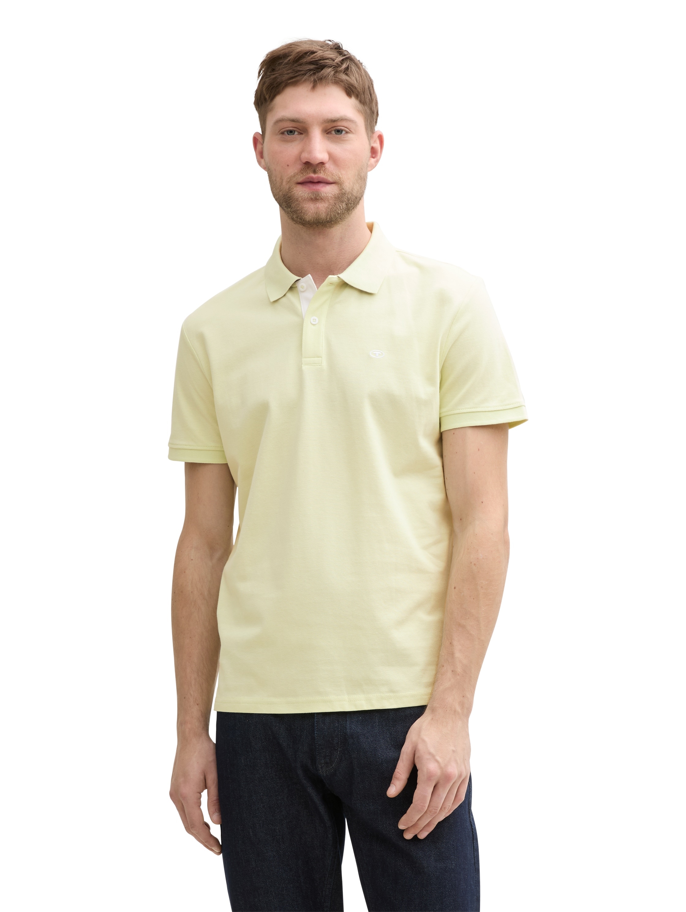 TOM TAILOR Poloshirt, mit farblich hervorgehobener Knopfleiste günstig online kaufen