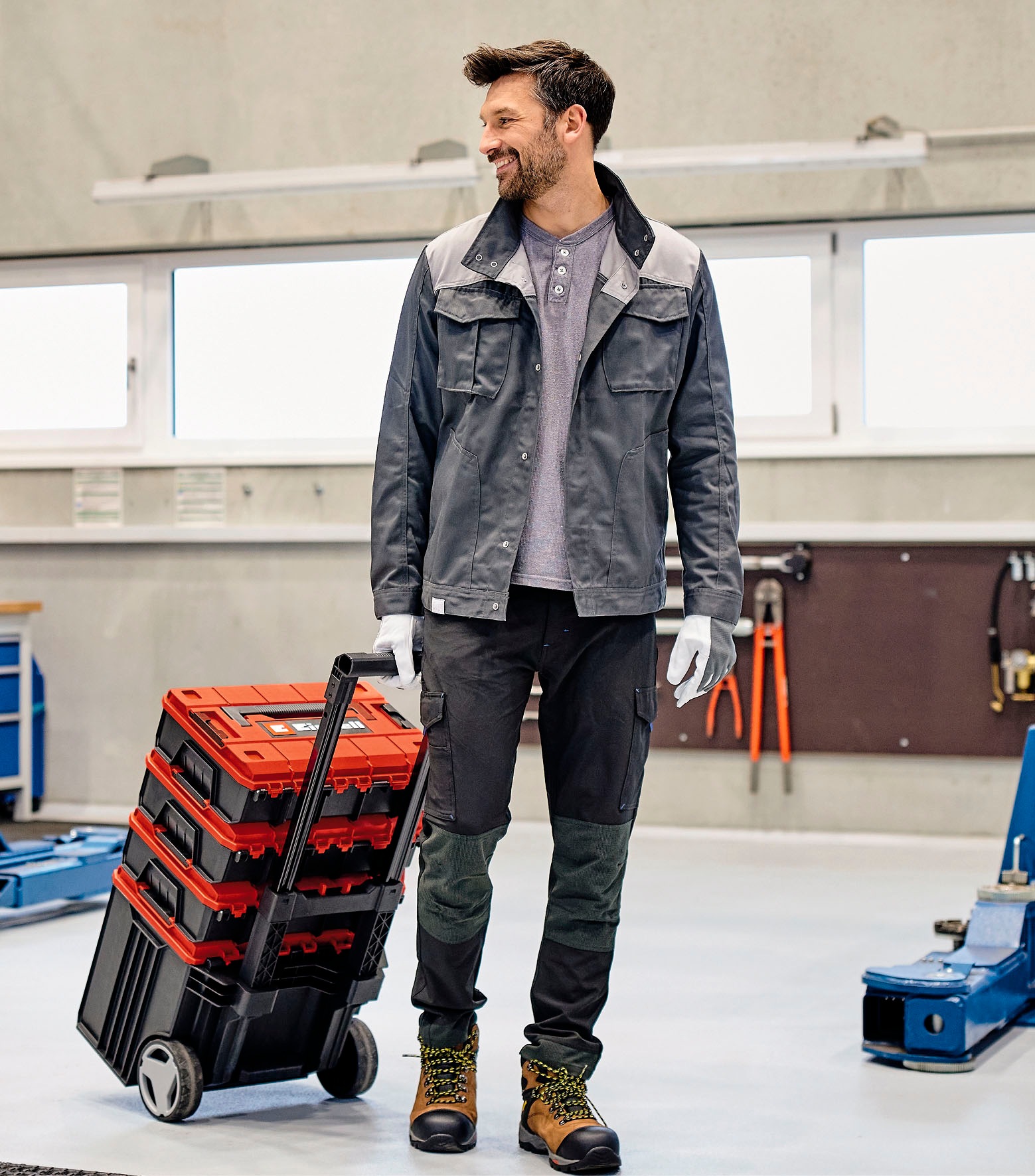 Einhell Werkzeugtrolley »E-Case L«, mit Rollen