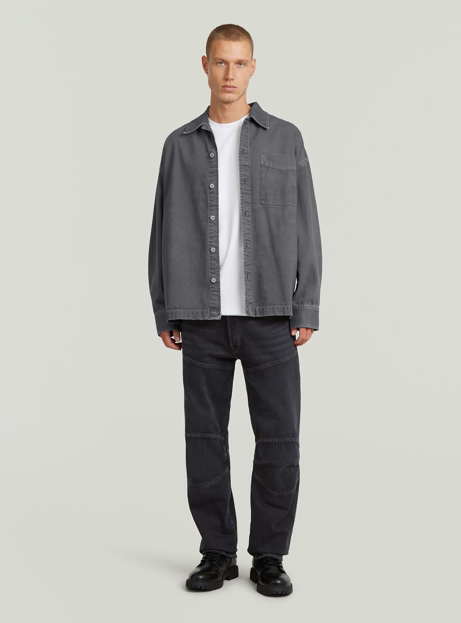 G-STAR Langarmshirt »Boxy Fit Overshirt«