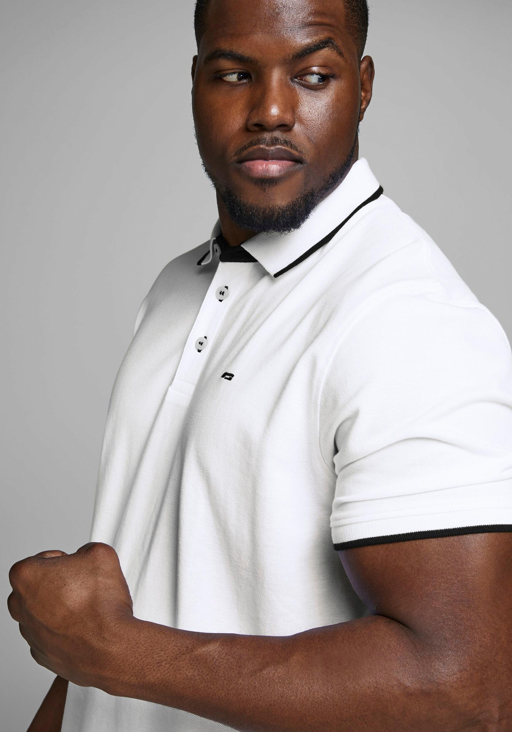 Jack & Jones PlusSize Poloshirt »JJEPAULOS POLO SS NOOS PLS«