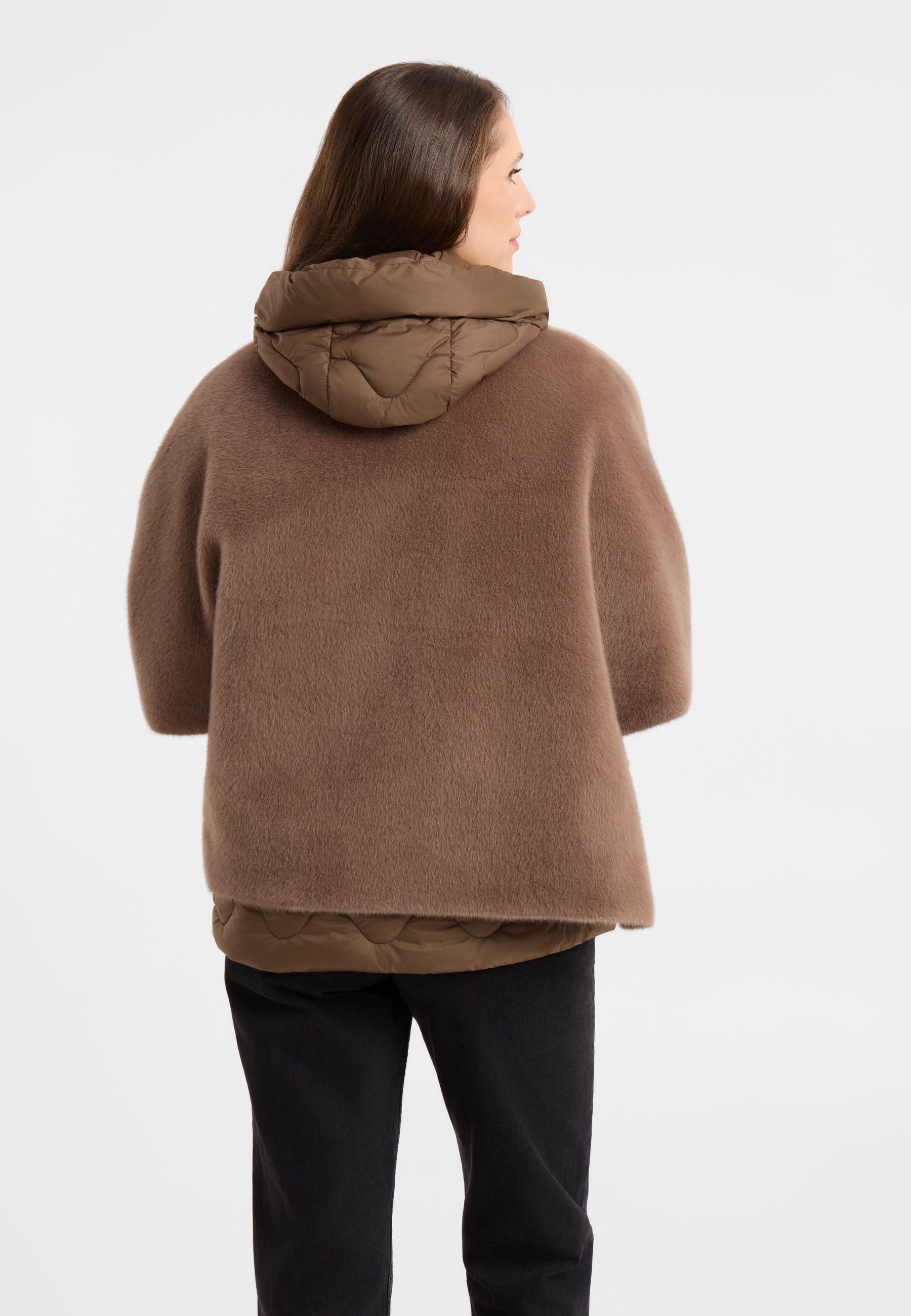 Frieda & Freddies Winterjacke »Frieda & Freddies 2-in-1 Steppjacke mit Fake-Fur-Cape«
