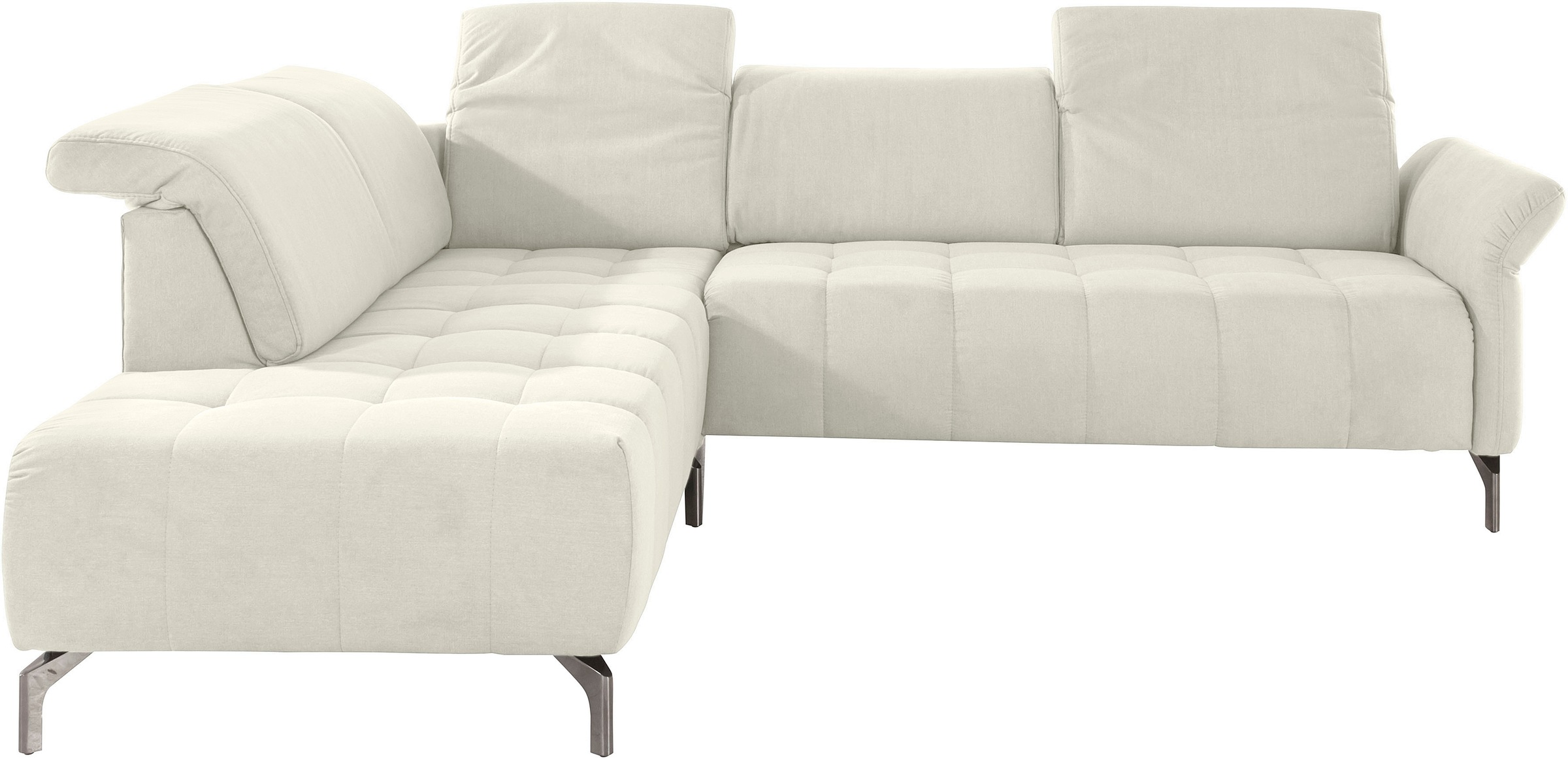 Home affaire Ecksofa "Fresh L-Form" Federkern, wahlweise Kopfteilverstellun günstig online kaufen