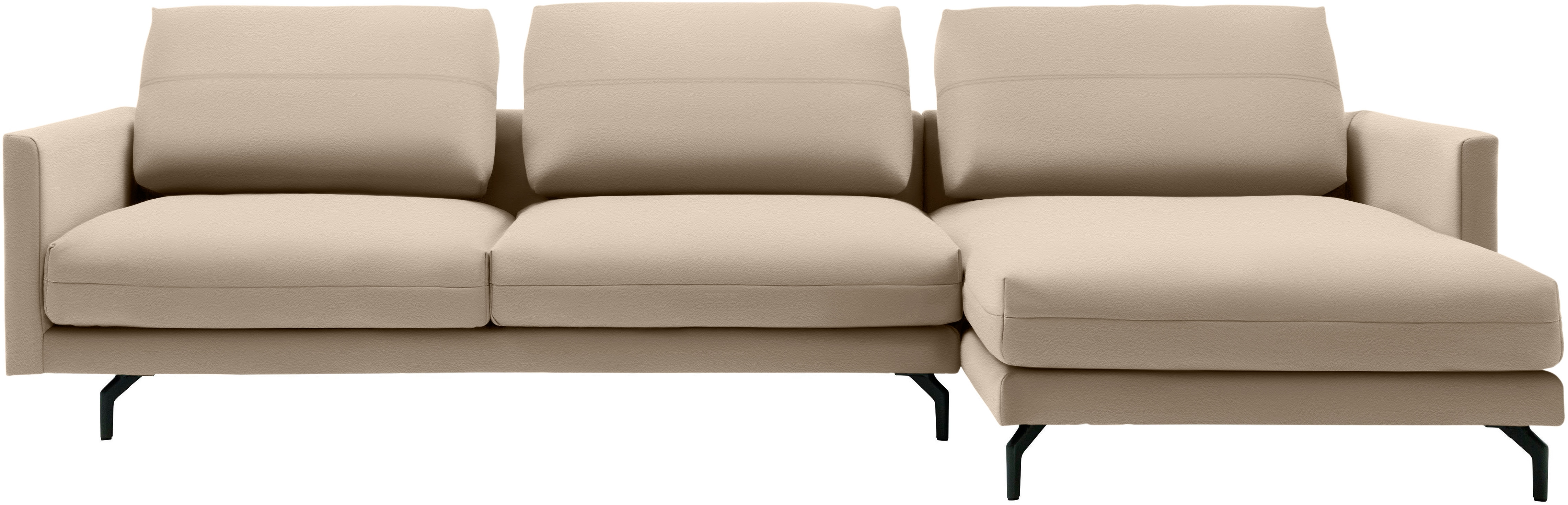 Creation BY ROLF BENZ Ecksofa "CR.414, Designecksofa, Polsterecke, Breite 300cm, L-Form" wahlweise aus feinstem Rindsleder oder hochwertigem Chenille