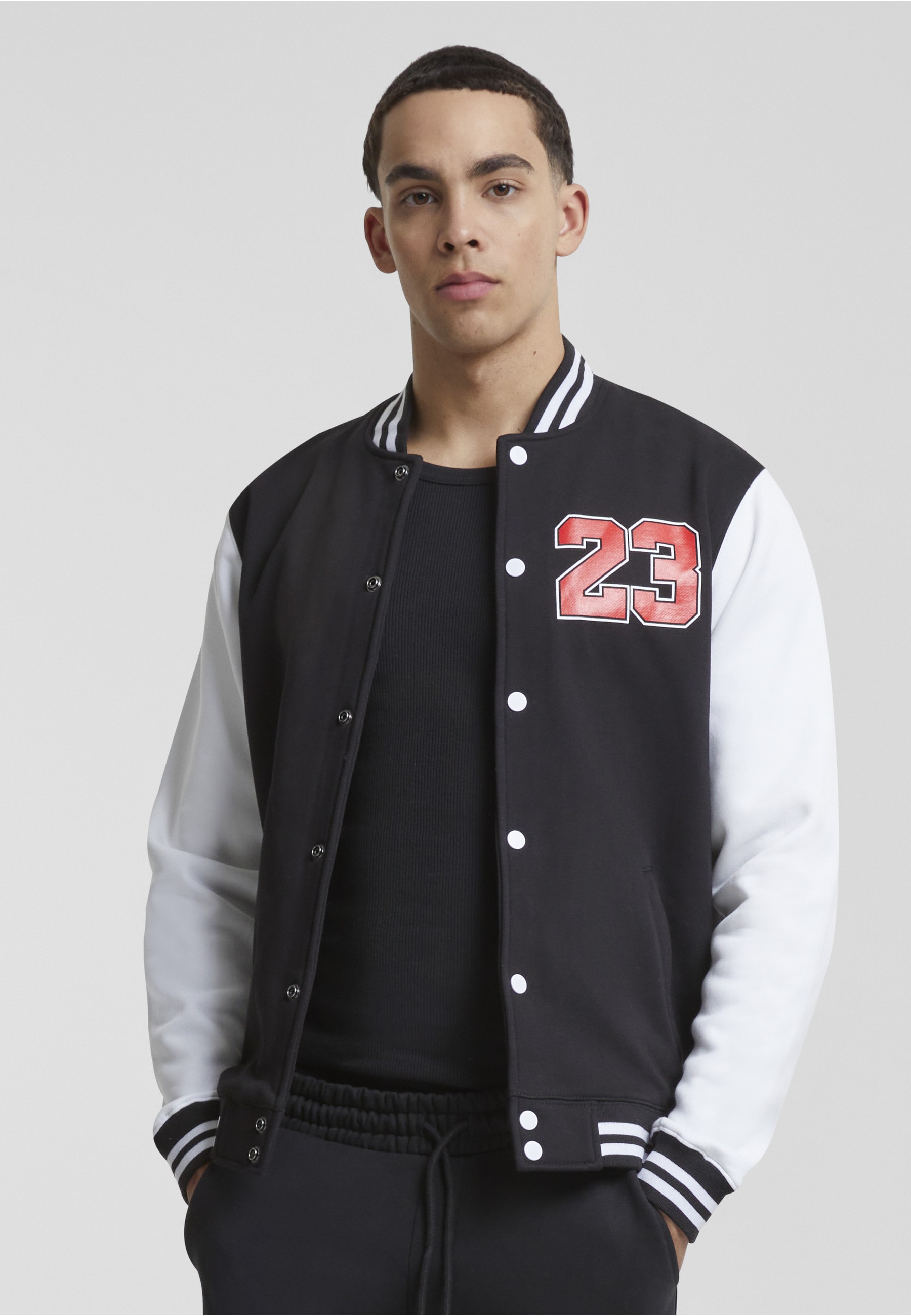 MisterTee Collegejacke »MisterTee Herren Ballin 23 College Jacket« 1 Stk. tlg.