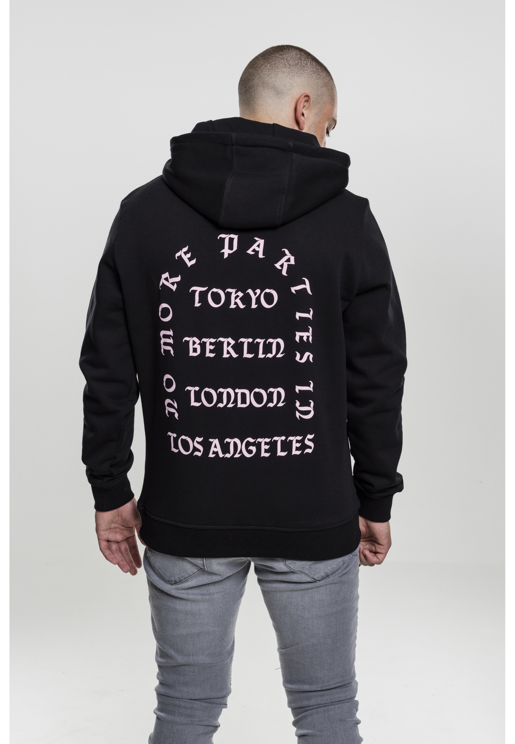 MisterTee Rundhalspullover »MisterTee Herren LA Hoody« 1 Stk.