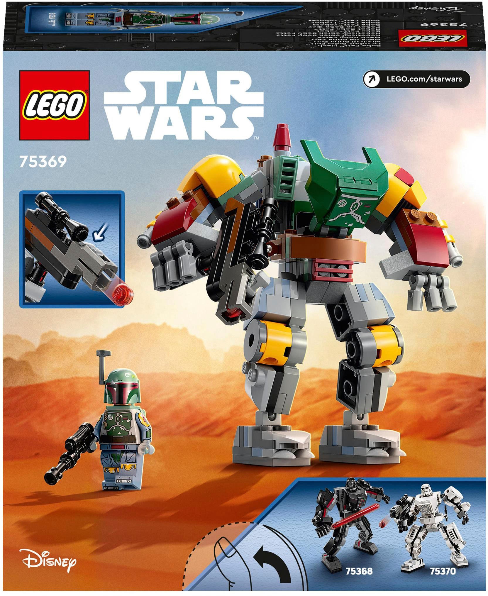 LEGO® Konstruktionsspielsteine »Boba Fett Mech (75369), LEGO® Star Wars™«, (155 St.), Made in Europe