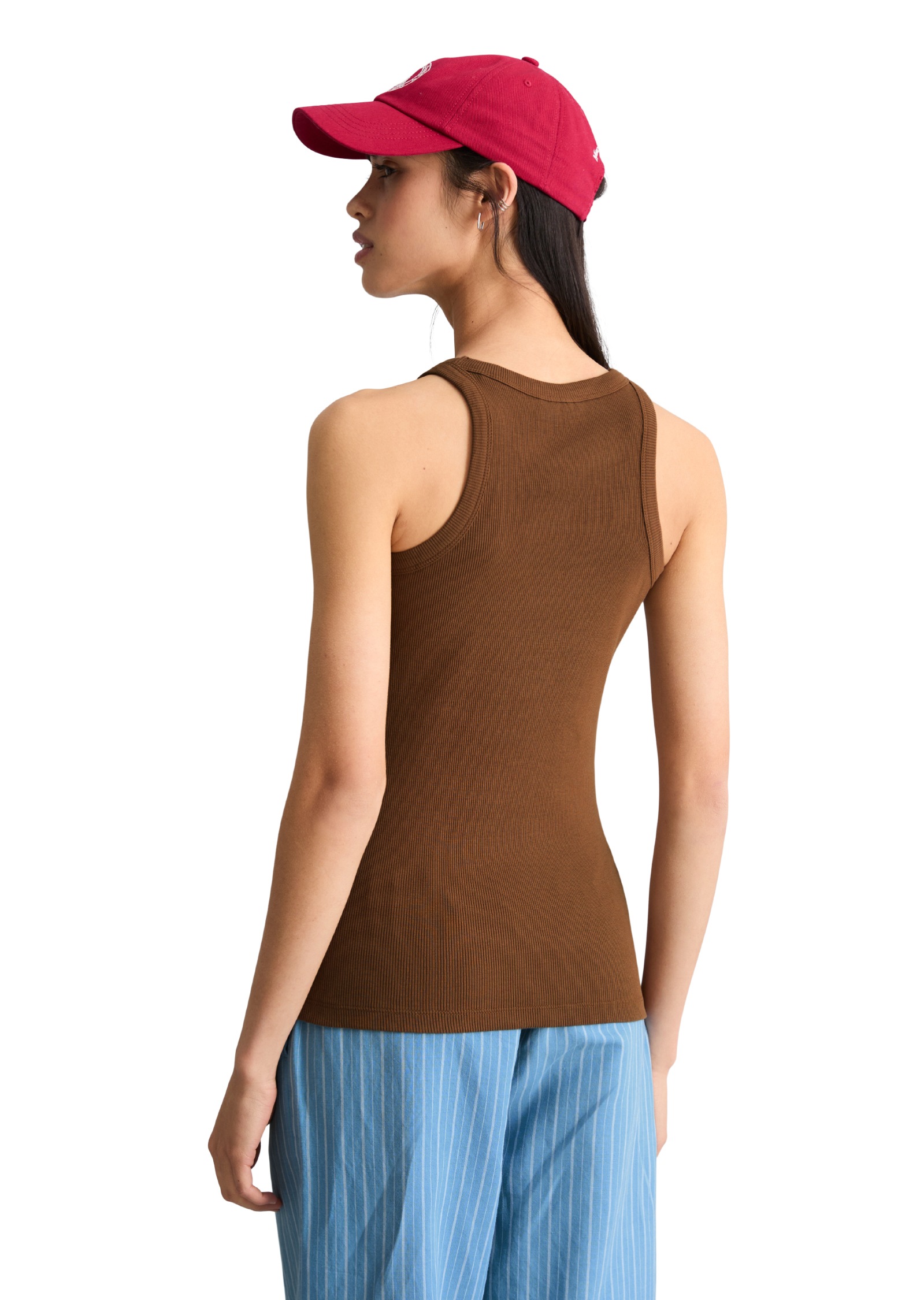 Marc O'Polo DENIM Tanktop Ripp-Top slim aus reinem Organic Cotton