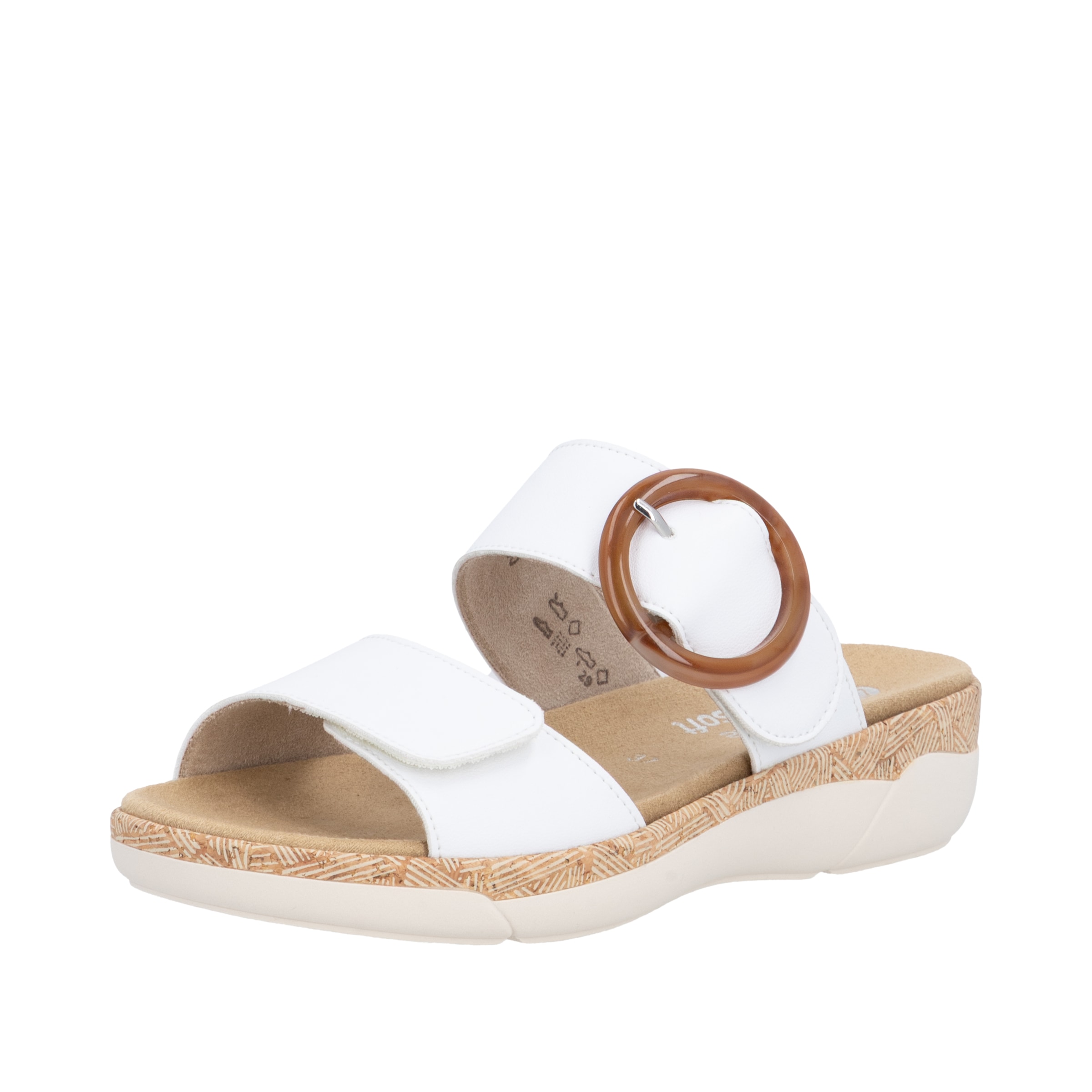 Remonte Pantolette  Keilabsatz, Sommerschuh, Schlupfschuh mit Wechselfußbett