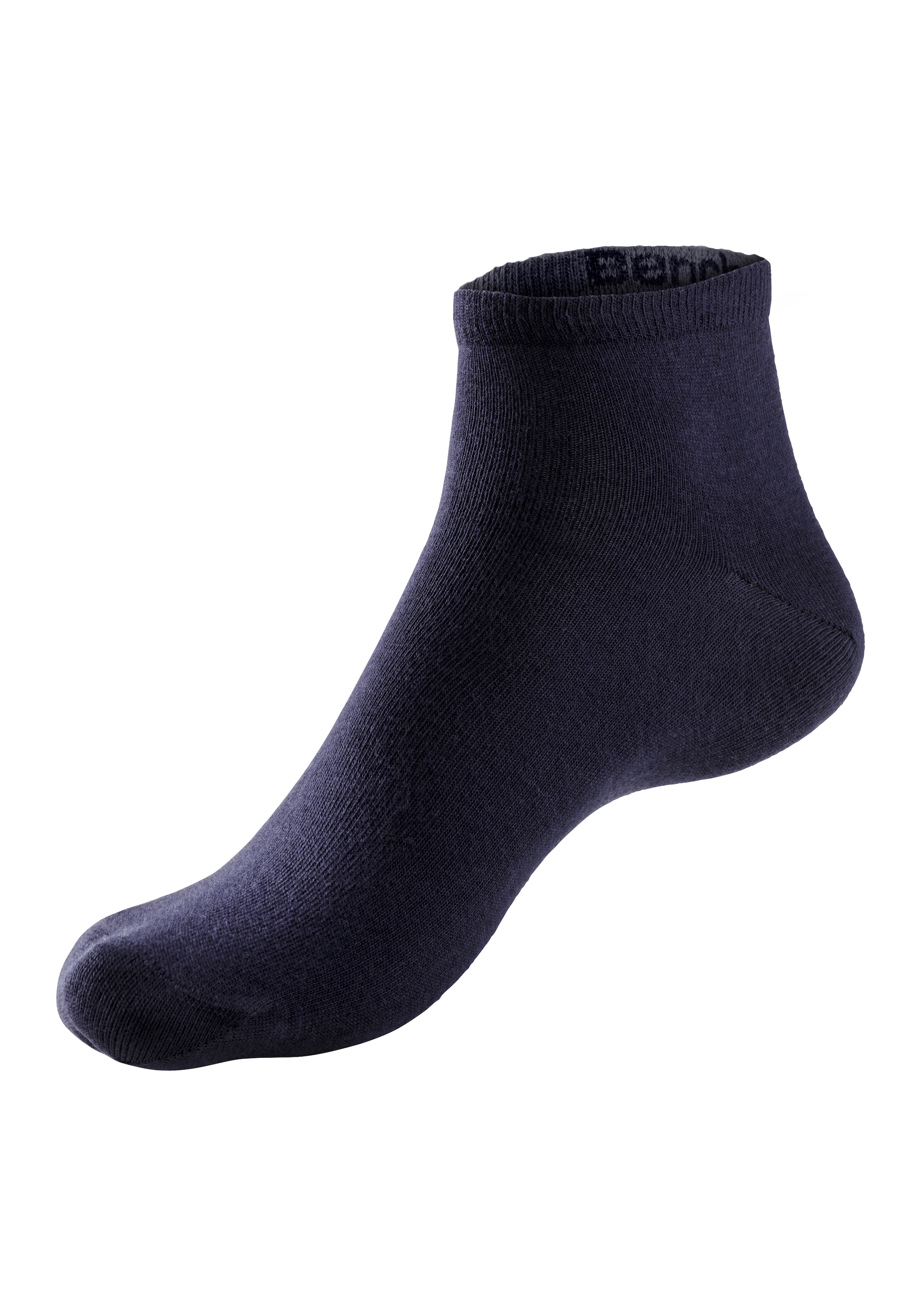 Bench. Kurzsocken, (Packung, 6 Paar), mit eingestricktem Markenlogo im Bündchen