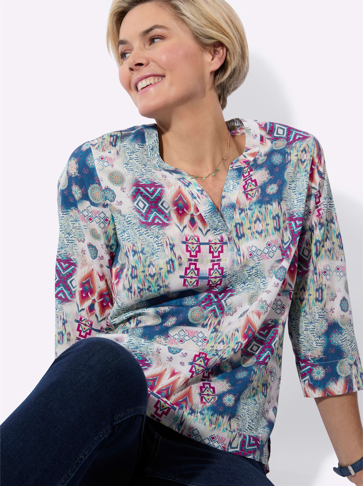 Classic Basics Schlupfbluse