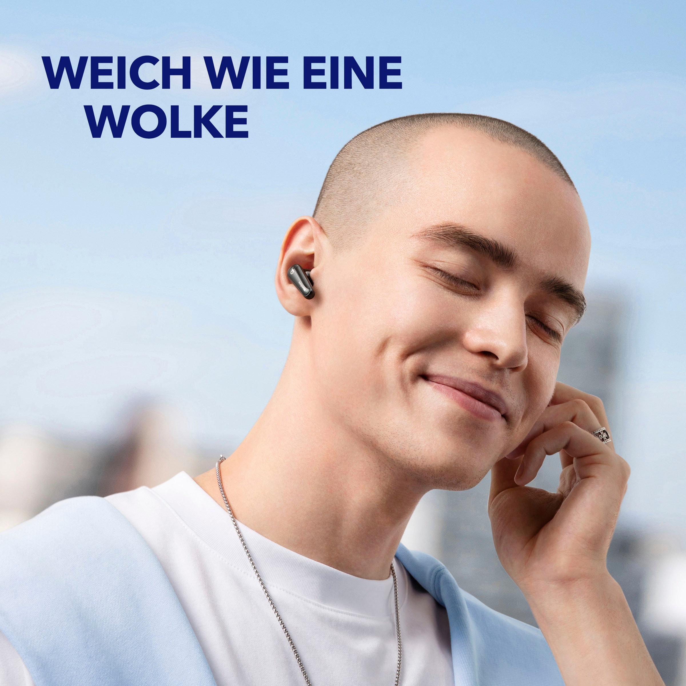 Anker In-Ear-Kopfhörer »Soundcore Liberty 4«, Bluetooth, Active Noise Cancelling (ANC)-Freisprechfunktion-Hi-Res-Multi-Point-Verbindung-Transparenzmodus-kompatibel mit Siri