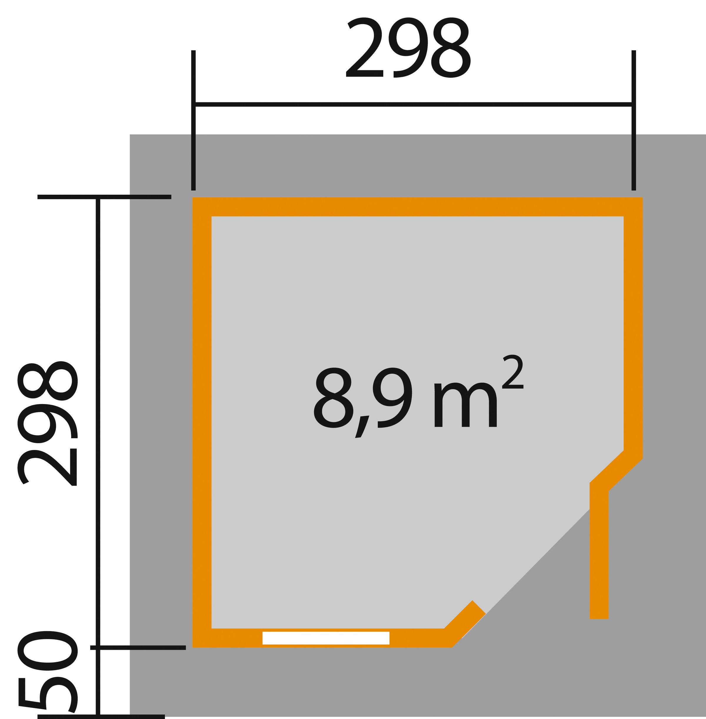 weka Gartenhaus »Designhaus 213 Gr.2«