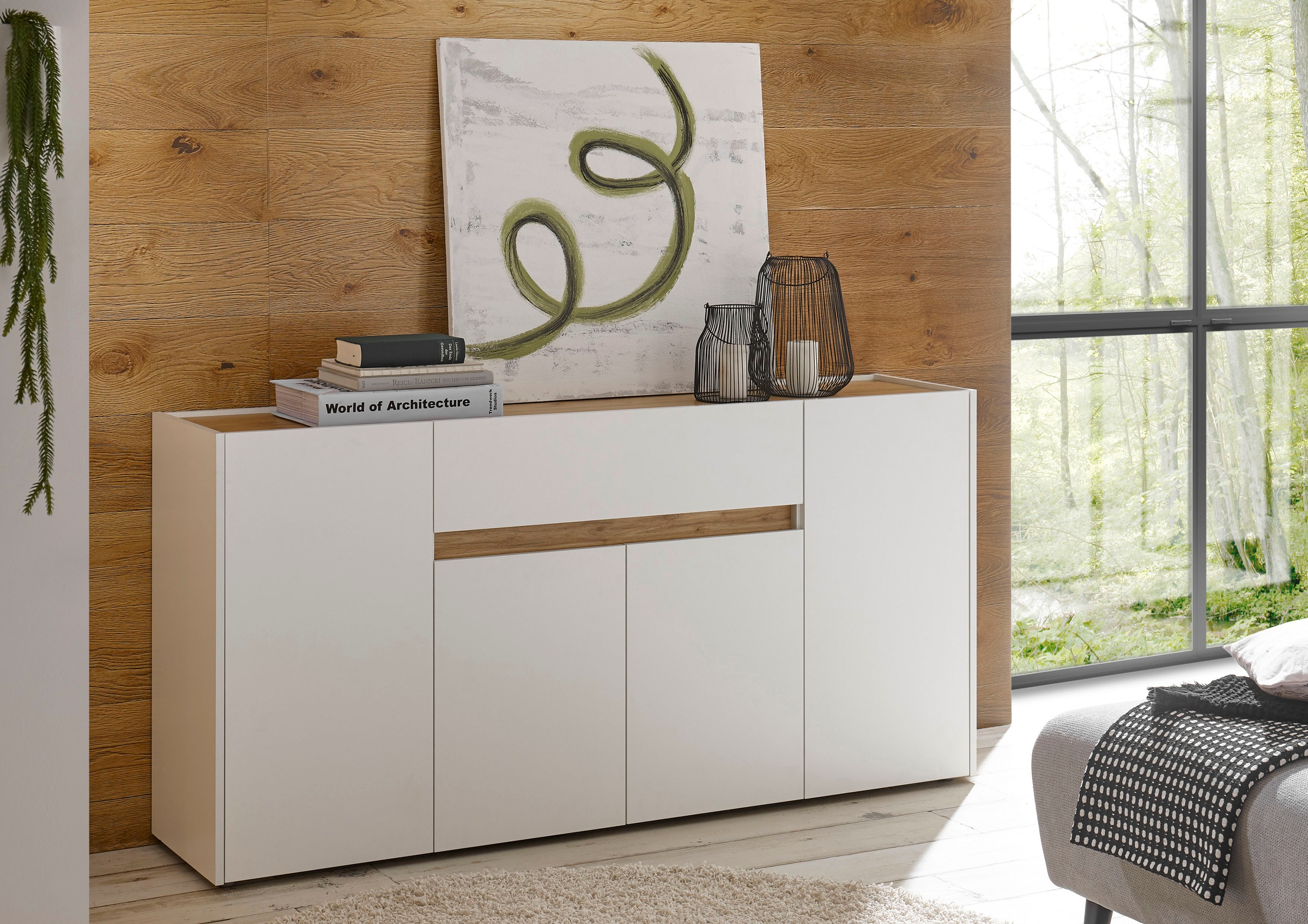 Home affaire Sideboard "City/Giron" Breite ca. 170 cm günstig online kaufen