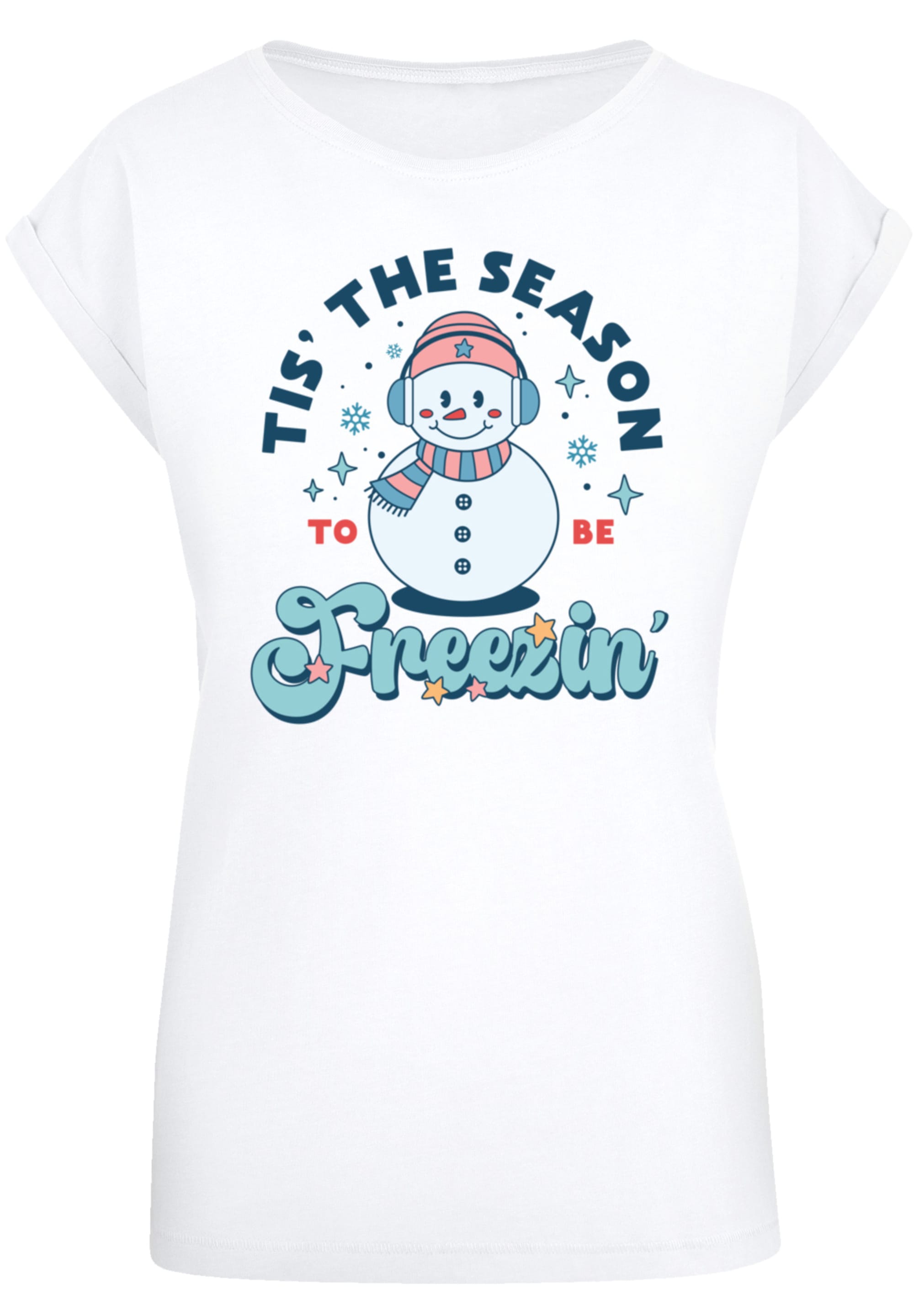 F4NT4STIC T-Shirt »Tis The Season to Be Freezin Winter«, Premium Qualität
