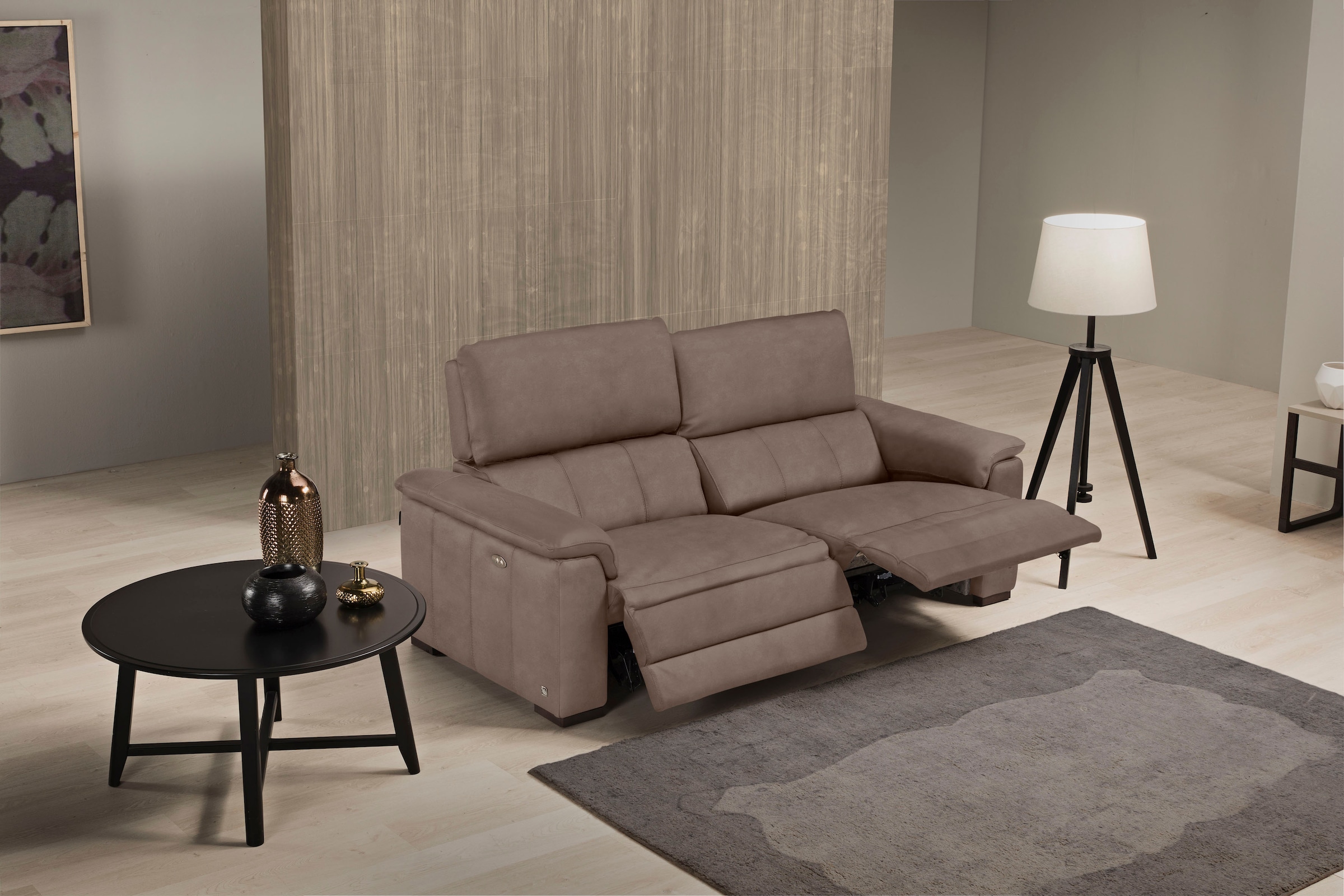 Egoitaliano 2,5-Sitzer »Capucine« wahlweise mit elektrisch oder manuell verstellbarer Relaxfunktion