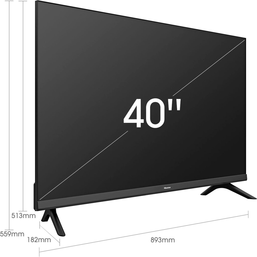 Hisense LED-Fernseher »40A4FG«, 100 cm/40 Zoll, Full HD, Smart-TV