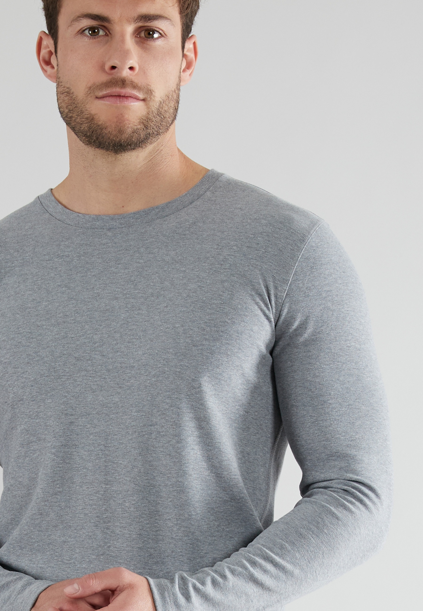 GÖTZBURG Unterziehshirt »Thermo«, Rundhals-Ausschnitt, langärmelig, Slim-Fit