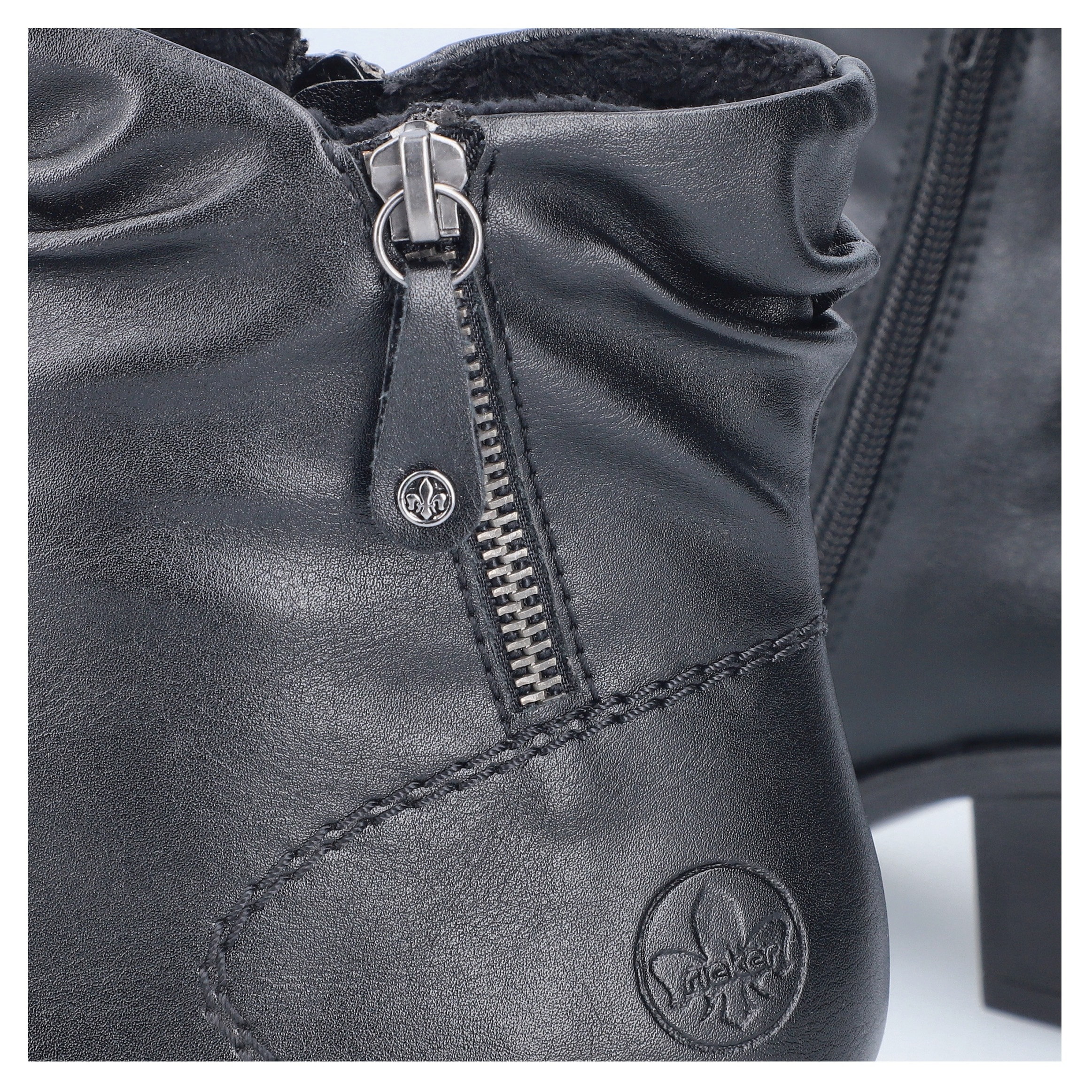 Rieker Stiefelette, Boots, Klassik-Stiefelette, Blockabsatz, mit slouchy Schaft