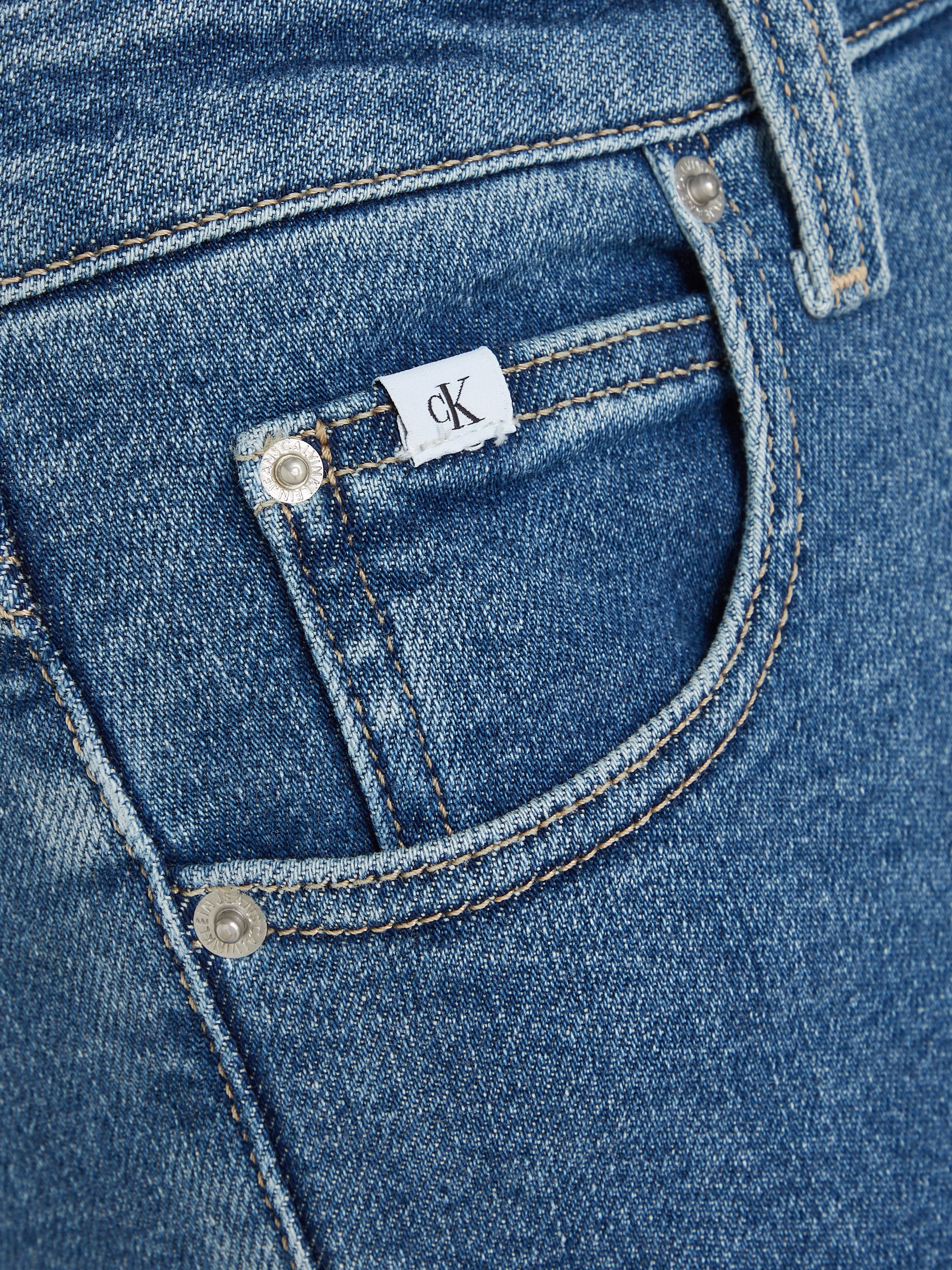 Calvin Klein Jeans Skinny-fit-Jeans »HIGH RISE SKINNY«, stone washed