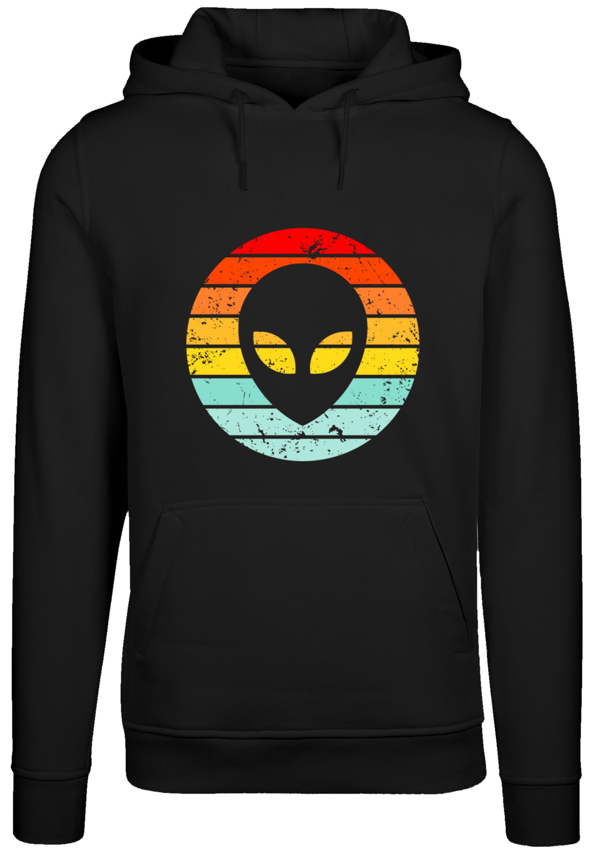 F4NT4STIC Kapuzenpullover »Alien Retro Sonnenuntergang«, Premium Qualität
