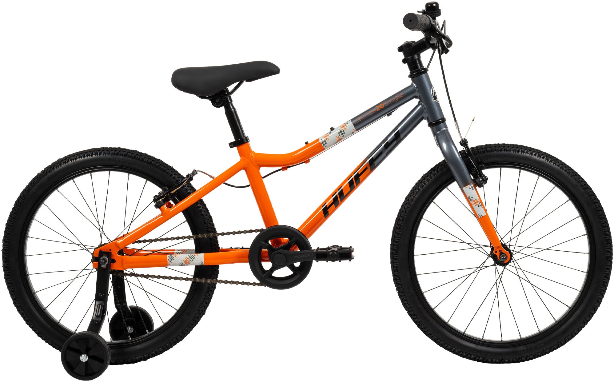 HUFFY Kinderfahrrad "20-Zoll Literide Single-Speed Fahrrad", 28cm, 20 Zoll (50,80cm) hinten: 20 Zoll (50,80cm)weiß, neutral, Fahrräder