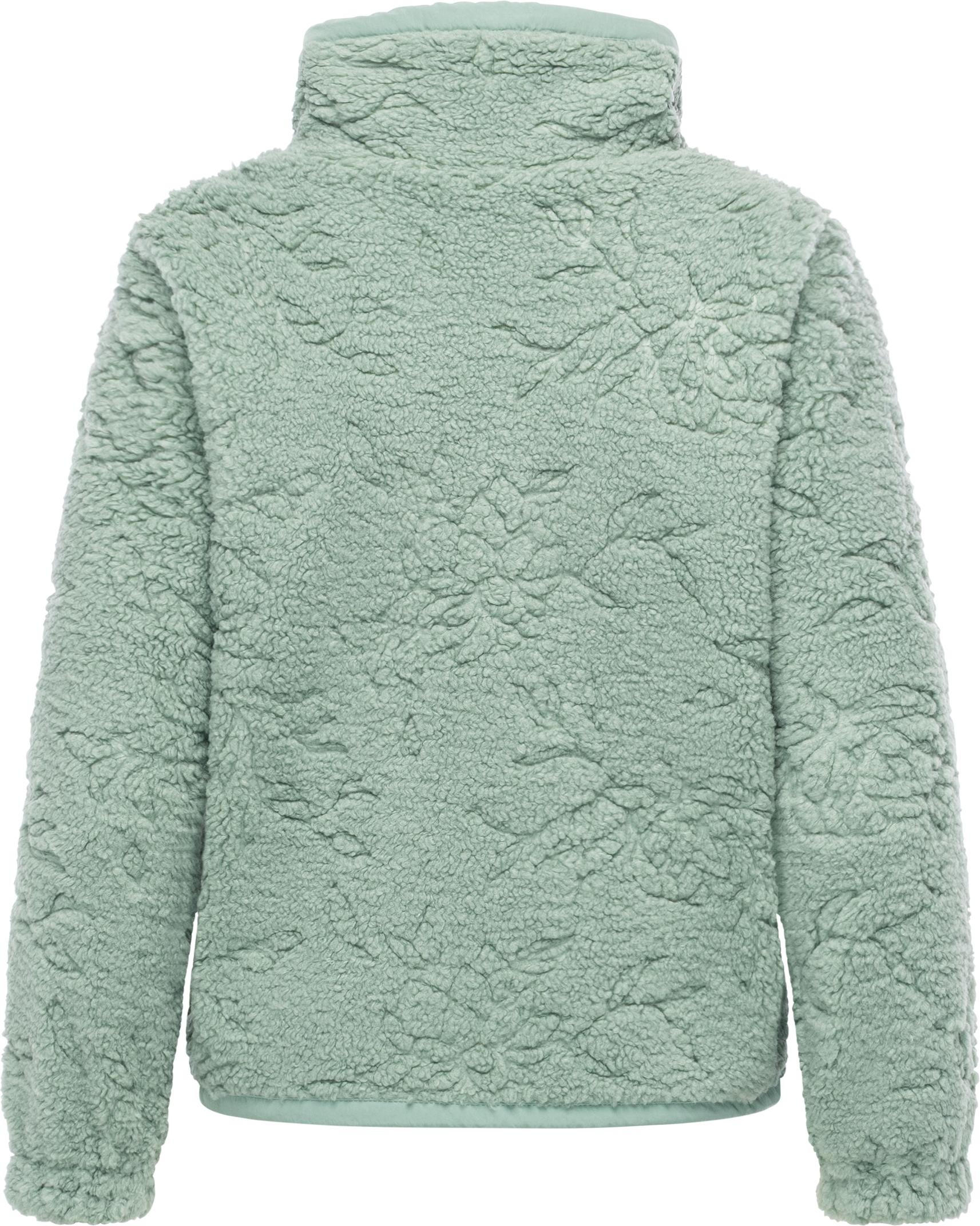 Ragwear Plüschjacke »Nordicka II« ohne Kapuze Sportliche Teddy-Fleecejacke mit verstellbarem Kragen