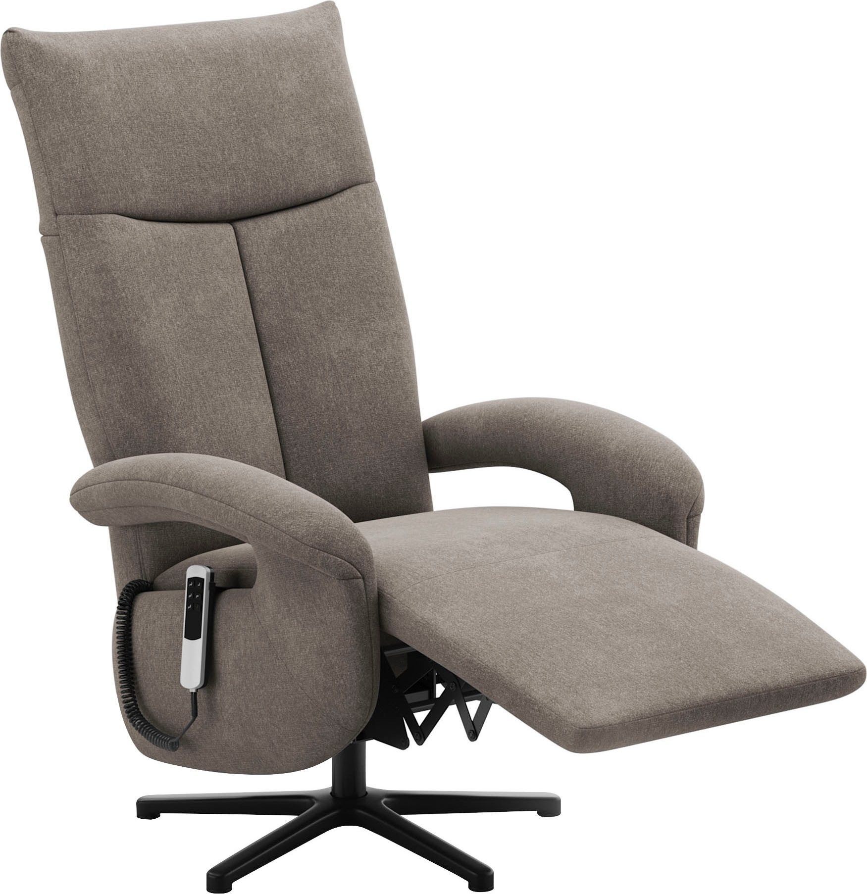sit&more TV-Sessel »Amica, inkl. Kopfteilverstellung & Drehfunktion«, wahlweise mit 2 Motoren, Akku und Aufstehhilfe