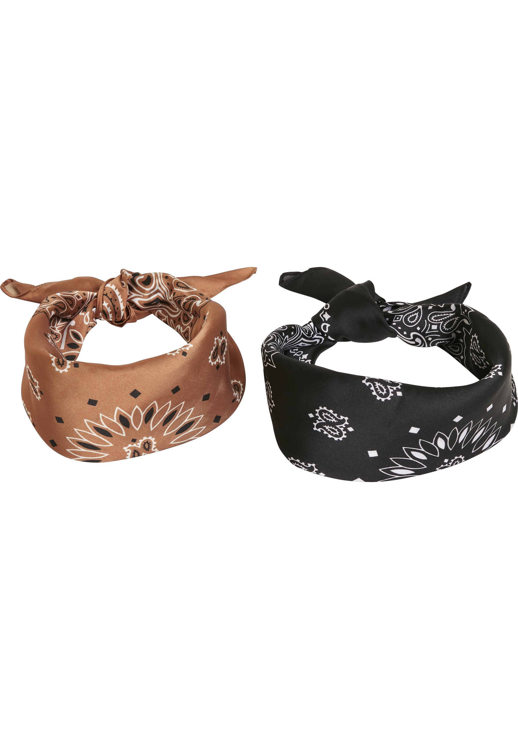 URBAN CLASSICS Loop "Urban Classics Unisex Satin Bandana 2-Pack" 1 Stk. günstig online kaufen