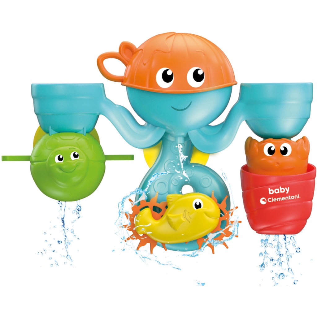 Clementoni® Badespielzeug »Baby Clementoni, Bade-Freunde Wasserpark-Set«