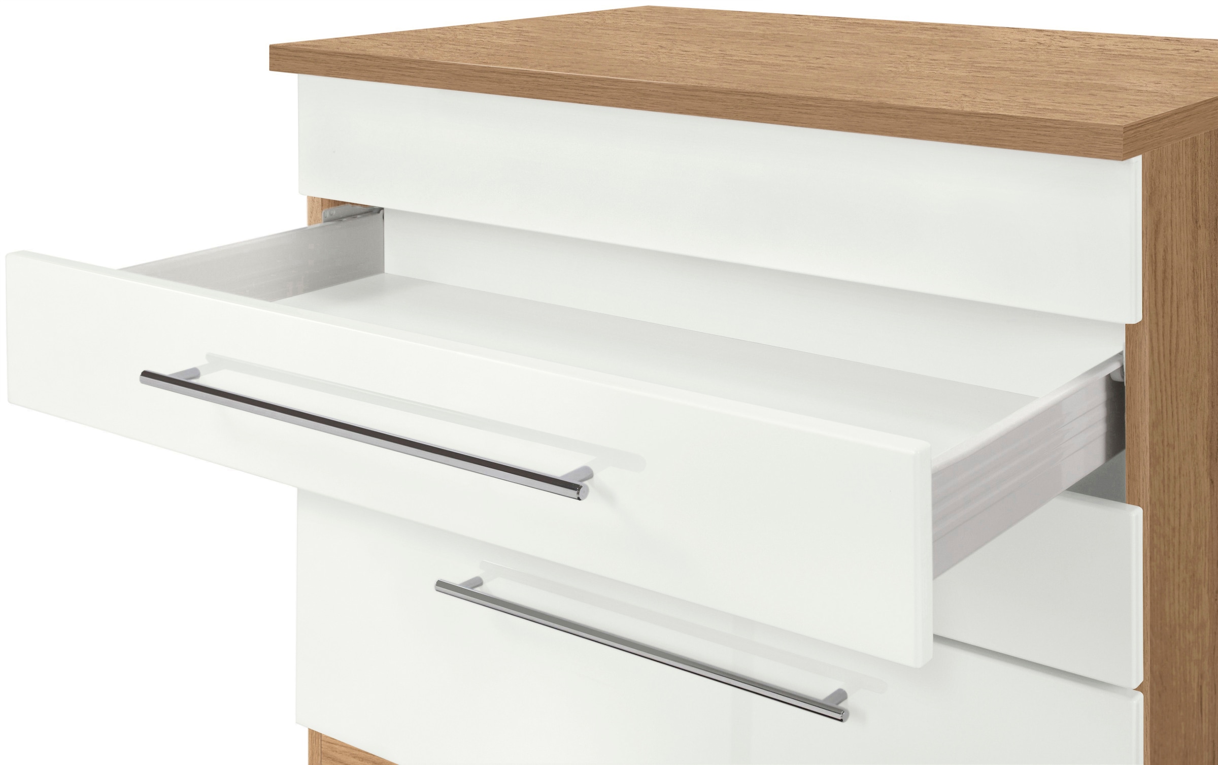 KOCHSTATION Küchenzeile »KS-Wien« Breite 340 cm, wahlweise mit E-Geräten und Induktion