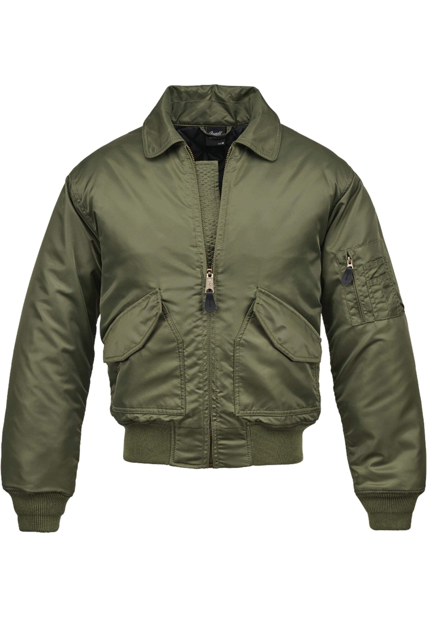 Brandit Allwetterjacke "Brandit Herren CWU Jacket", (1 St.), ohne Kapuze