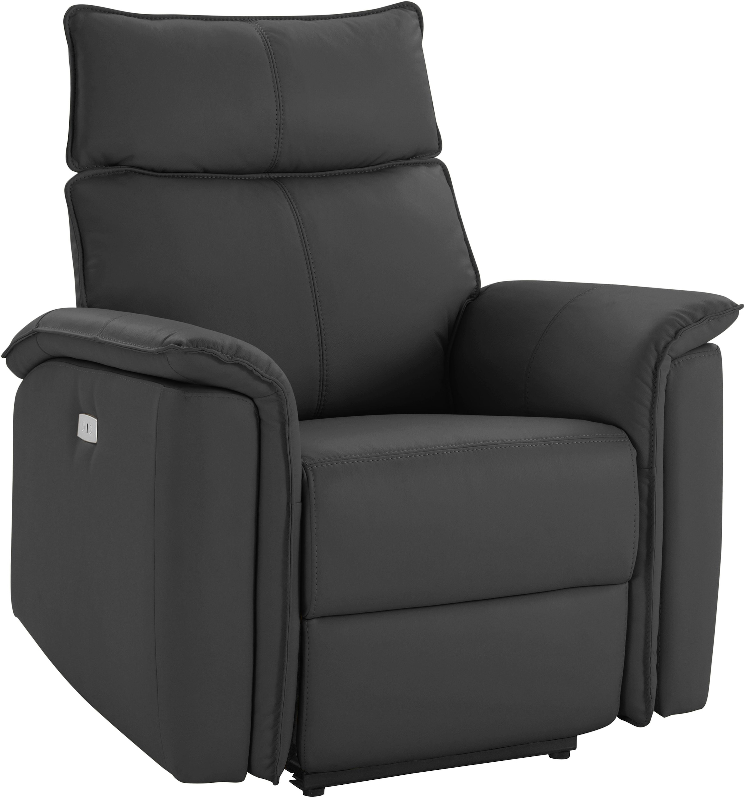 Places of Style Relaxsessel »Zola, TV-Sessel mit Schlaffunktion, Sessel für Wohnzimmer mit«, elektrischer Relaxfunktion und USB-Steckeranschluss, Breite 87 cm