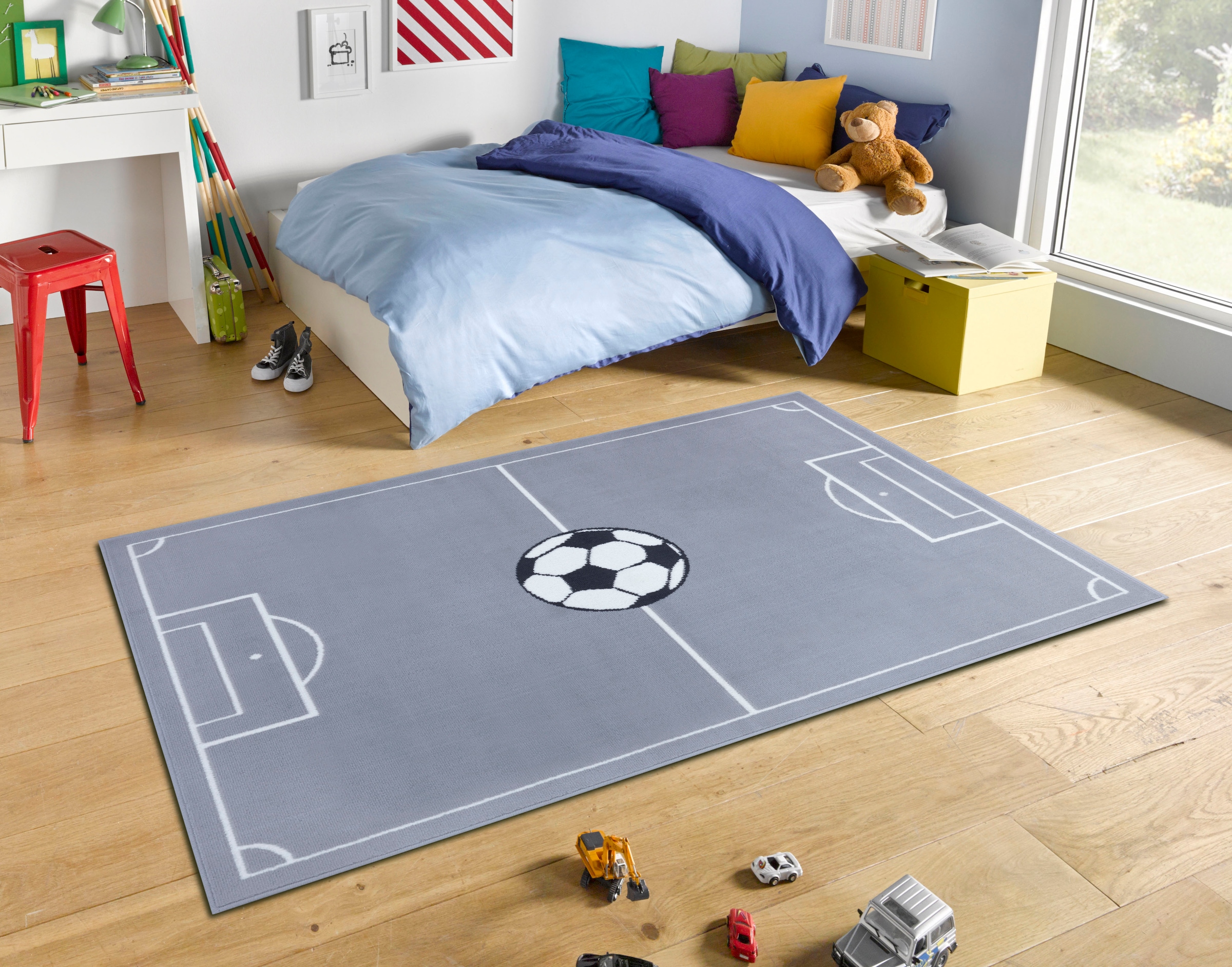HANSE Home Teppich "Estadio" rechteckig 8 mm Höhe Kinderteppich, Spielteppi günstig online kaufen