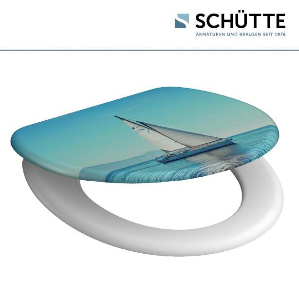 Schütte WC-Sitz »Sailing«, Duroplast, mit Absenkautomatik
