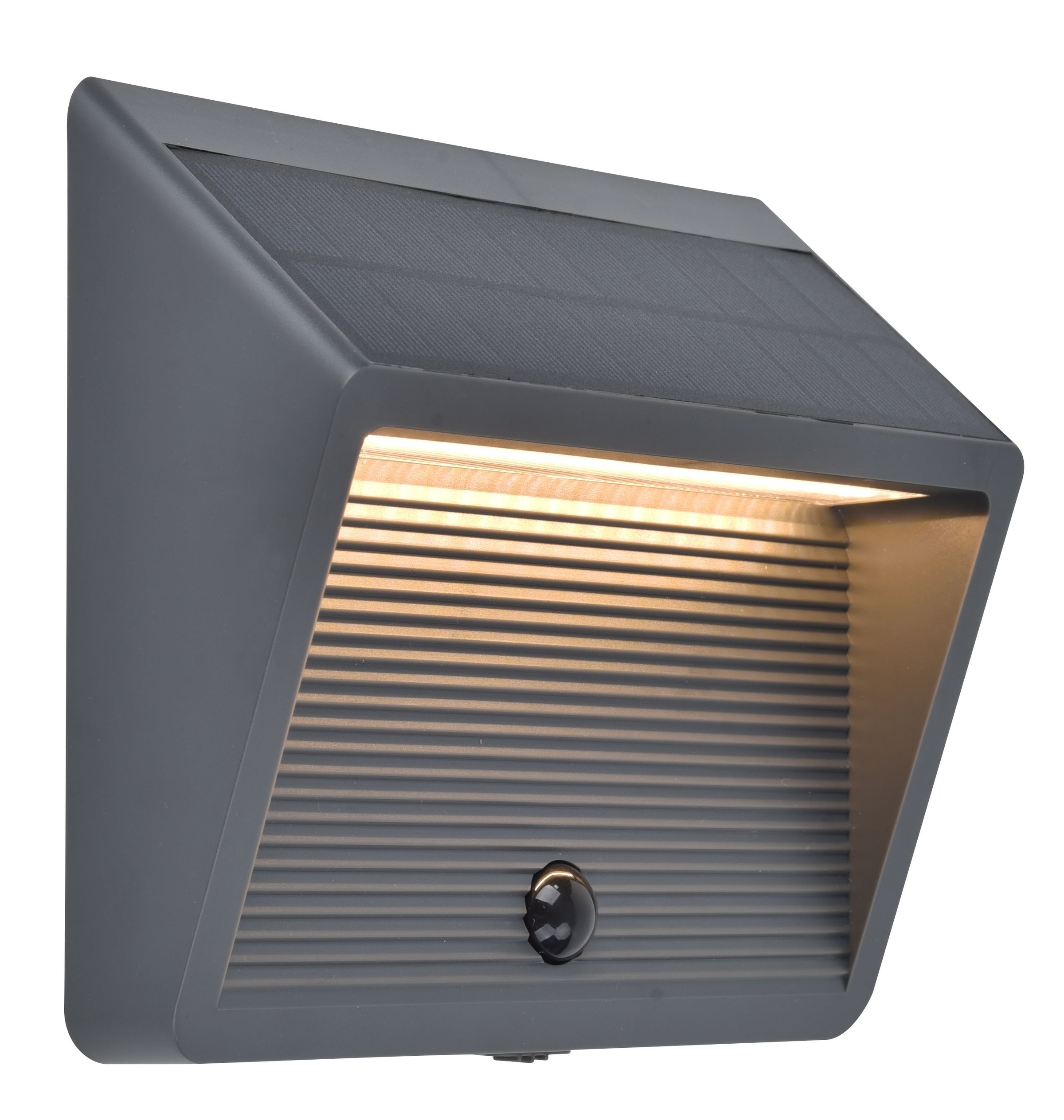 LUTEC LED Solarleuchte »LED-Solar-Aussenleuchte LINKO«, 1 flammig, Leuchtmittel LED-Board | LED fest integriert, Design-Award