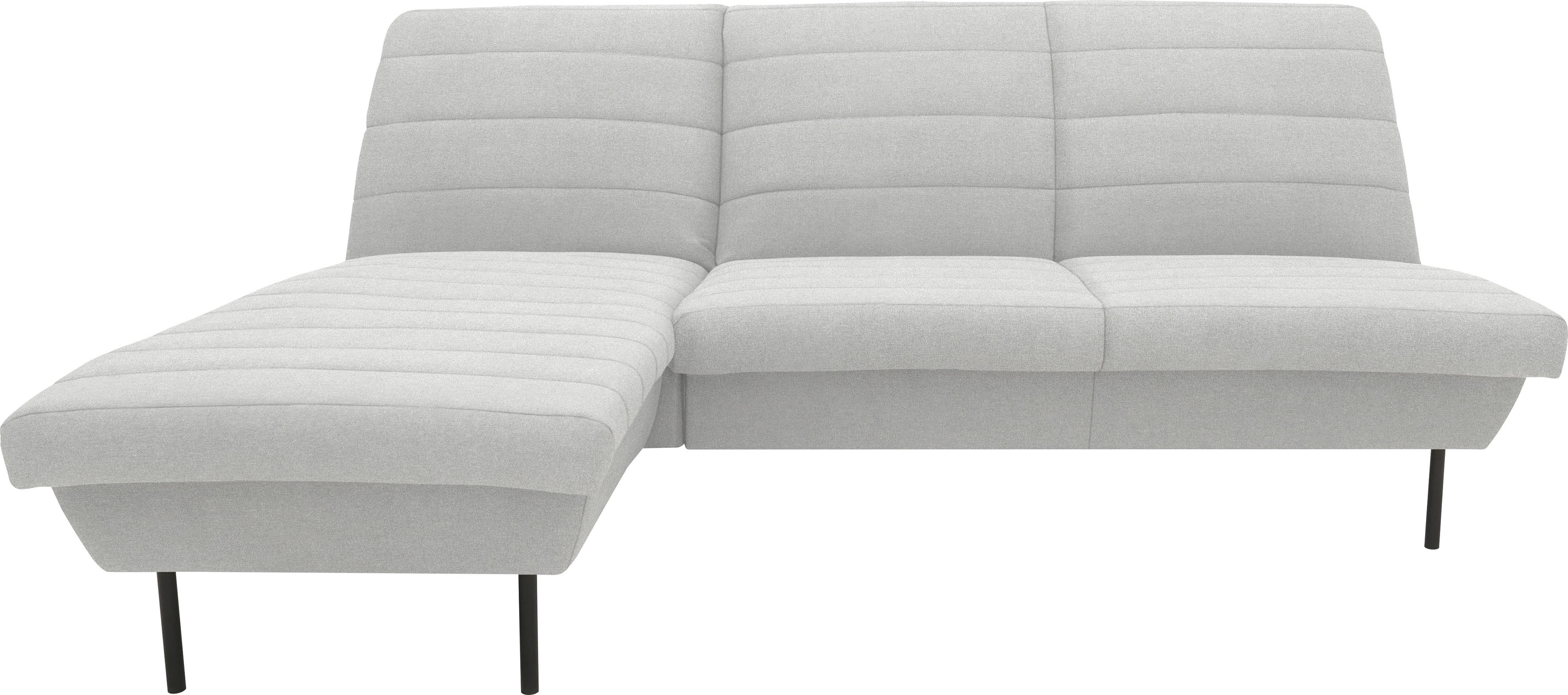 LOOKS by Wolfgang Joop Ecksofa "LOOKS IX L-Form" Quersteppung, ohne Armlehnen