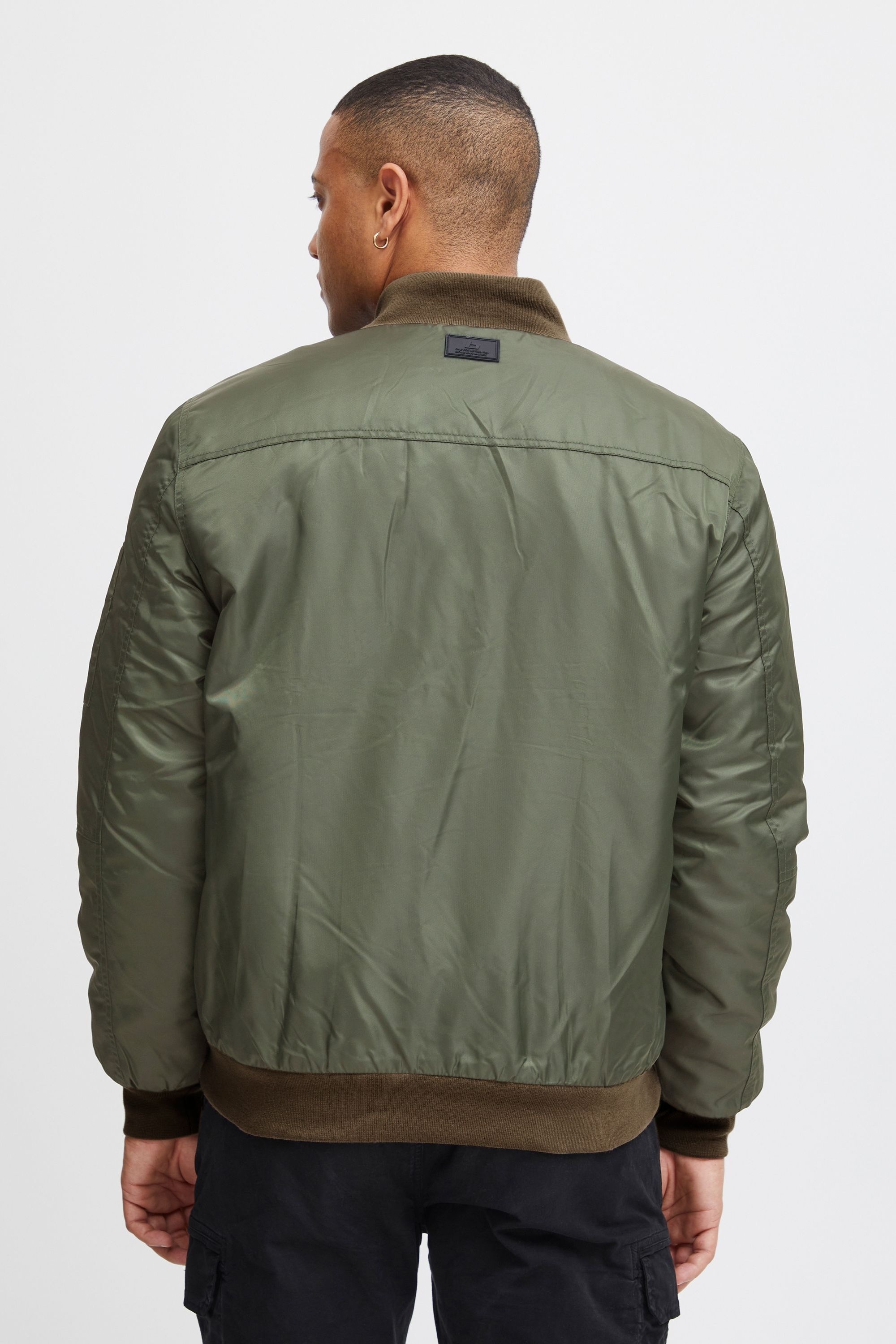 Bomberjacke BLEND "Bomberjacke BHOuterwear", Herren, Gr. M, grün (deep forest), Obermaterial: 100% Nylon NY., regular fit, Jacken Bomberjacke 6