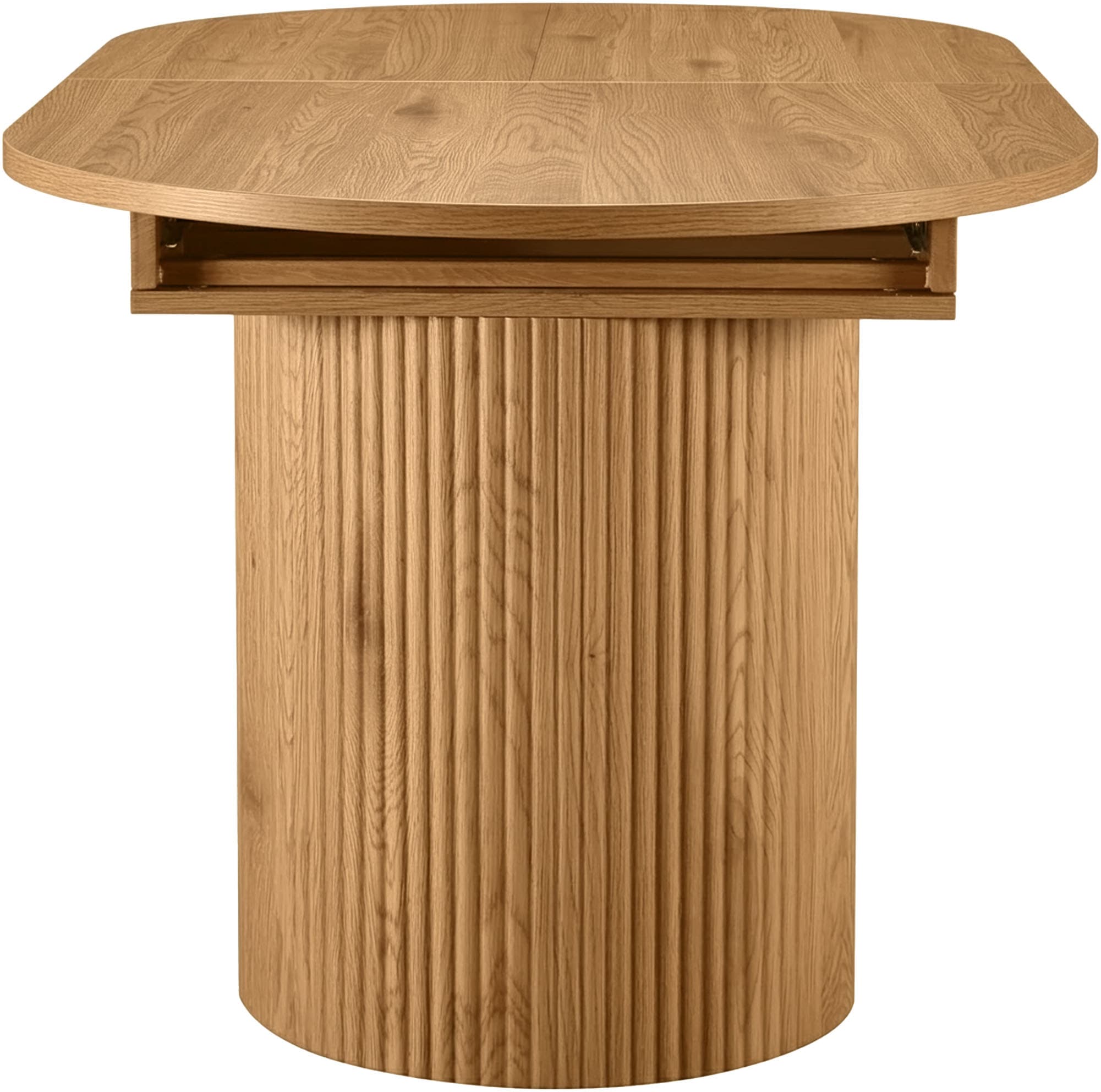 OTTO home Esstisch »Gartempe« ausziehbar 160-210 cm, Synchronauszug, inkl Einlegeplatte, Breite 90cm