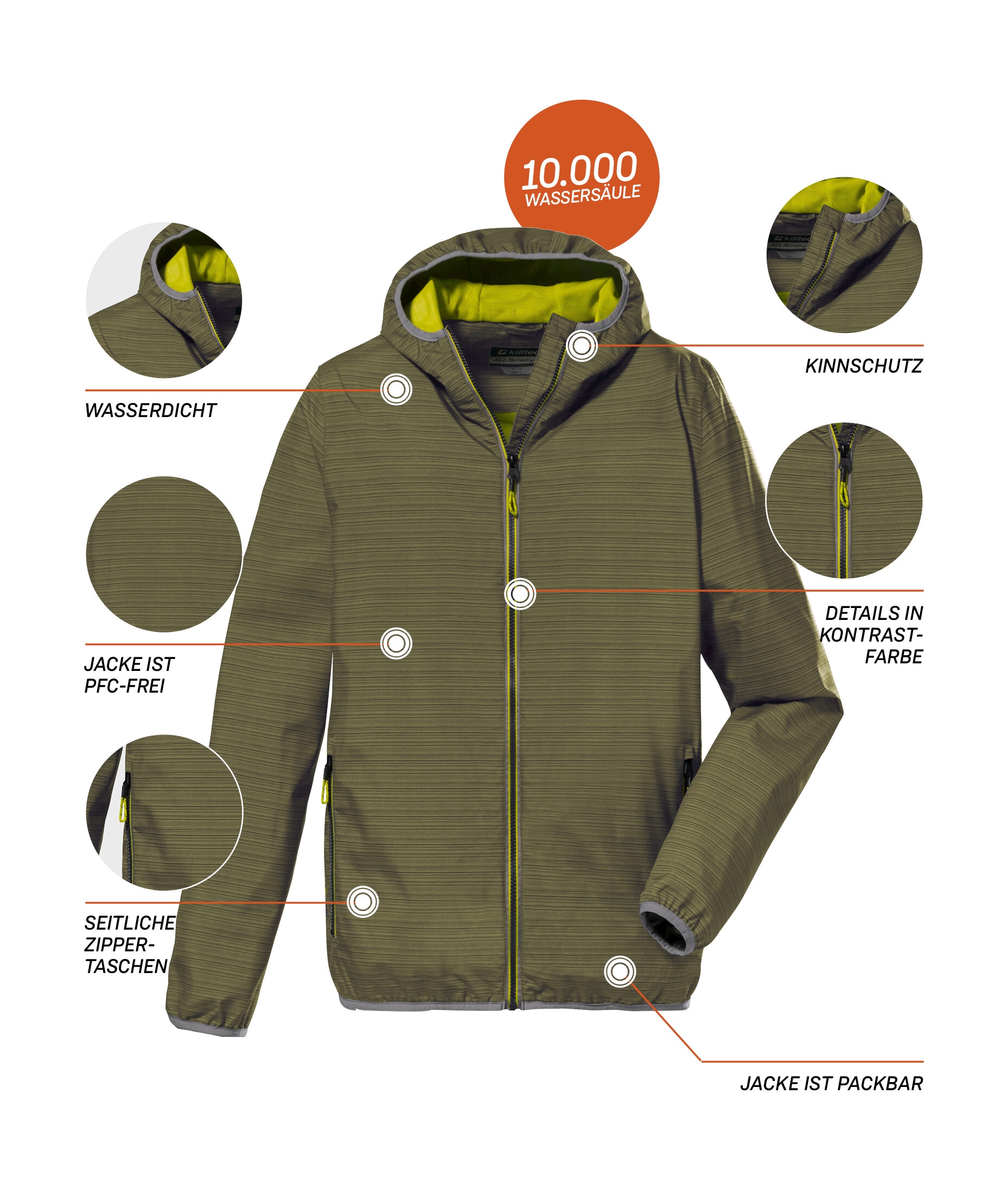 Killtec Outdoorjacke »KOS 4 MN JCKT« ▷ bestellen | BAUR | Jacken