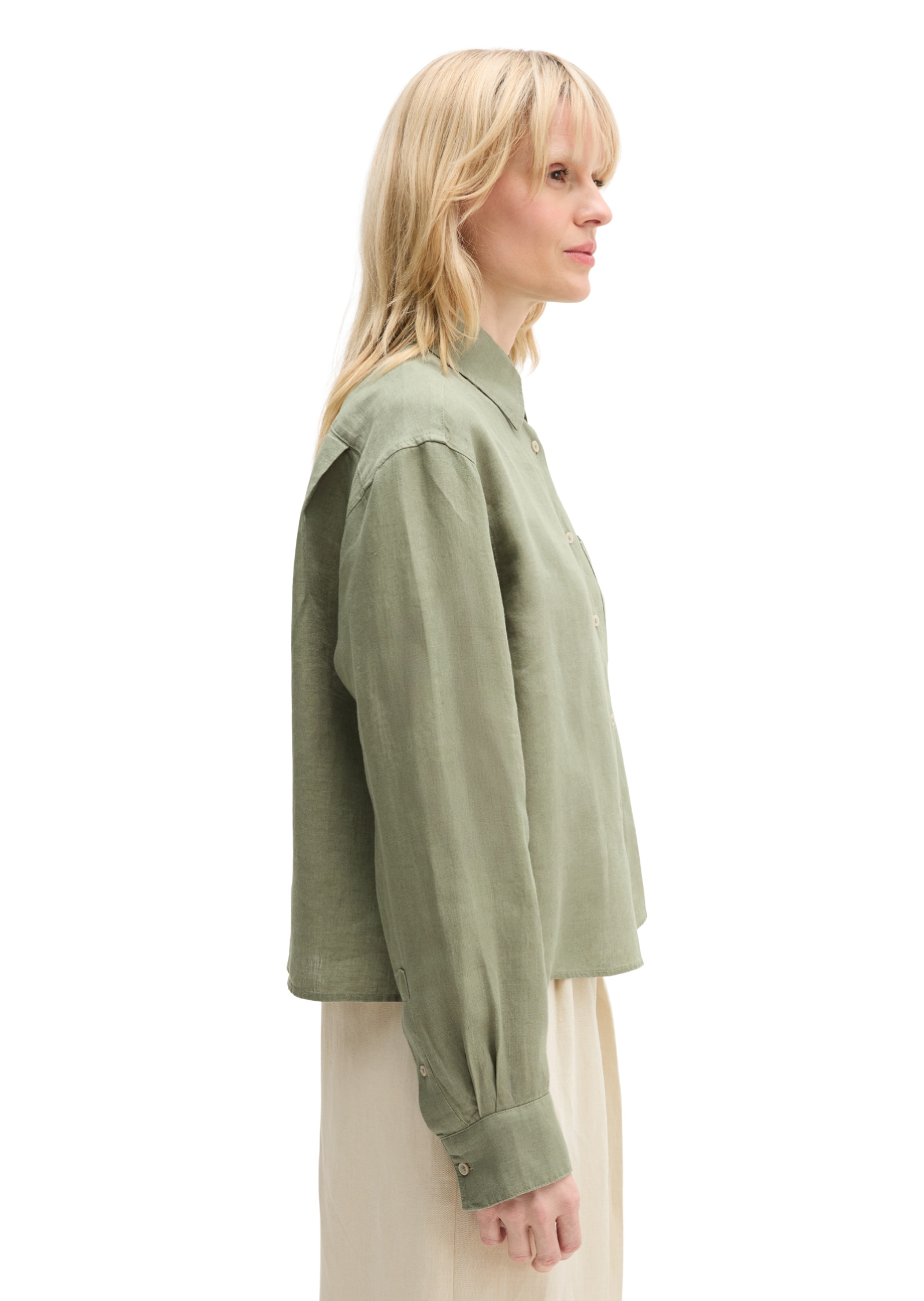 Marc O'Polo Langarmbluse »mit natürlich kühlender Funktion«