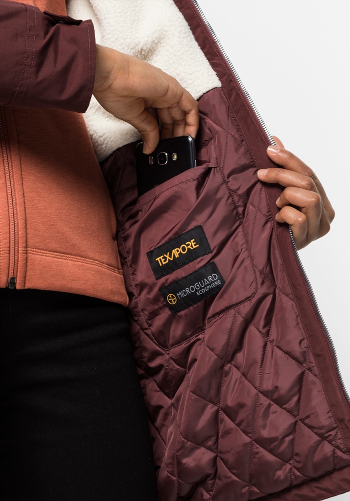 Jack Wolfskin Parka »ROCKY POINT PARKA«, mit Kapuze