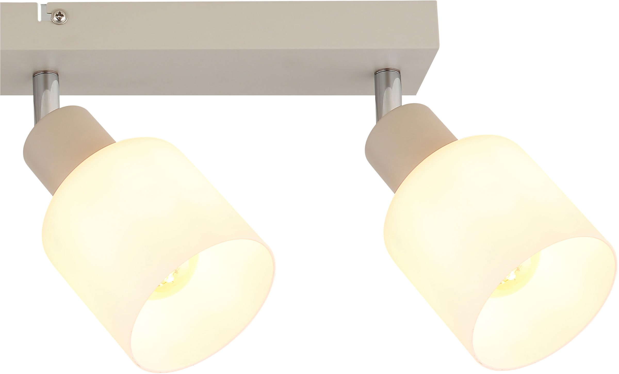 GLOBO LIGHTING Deckenspot »TRENT« E14 1 Stk. Drehbarer Strahler für Wohn- & Esszimmer sandfarben matt