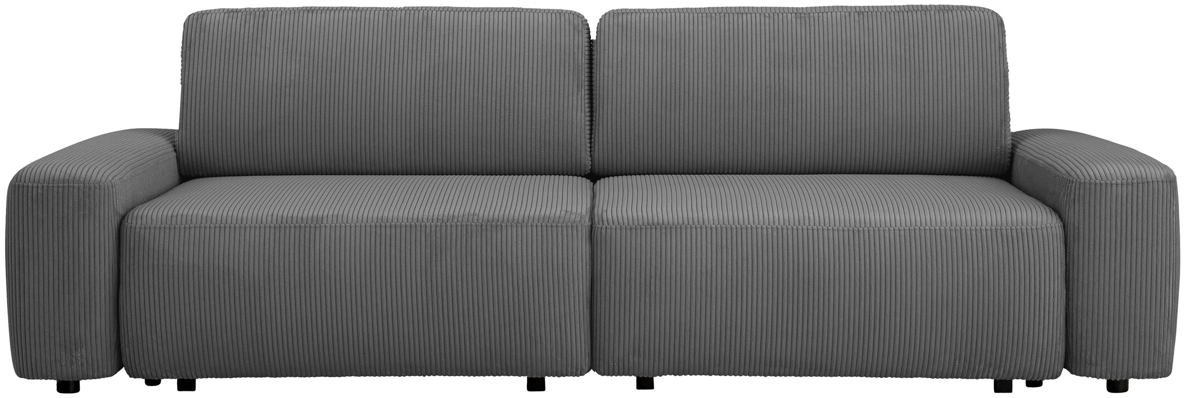 INOSIGN 3-Sitzer "TORGE (257cm), Sofa,Schlafsofa in Cord, Samtvelours, Stru günstig online kaufen