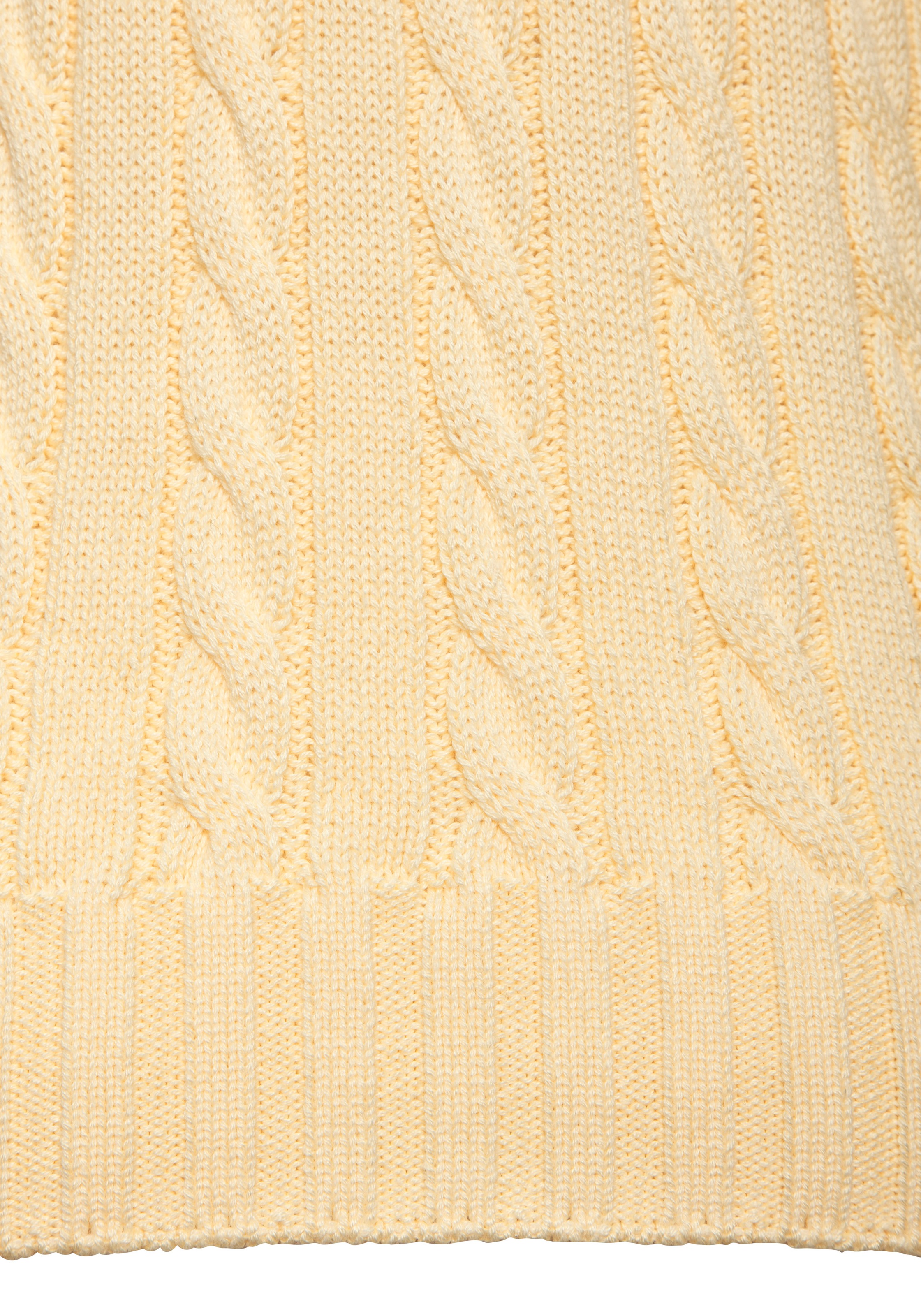 Thumbnail - LASCANA V-Ausschnitt-Pullover mit Zopfstrickmuster