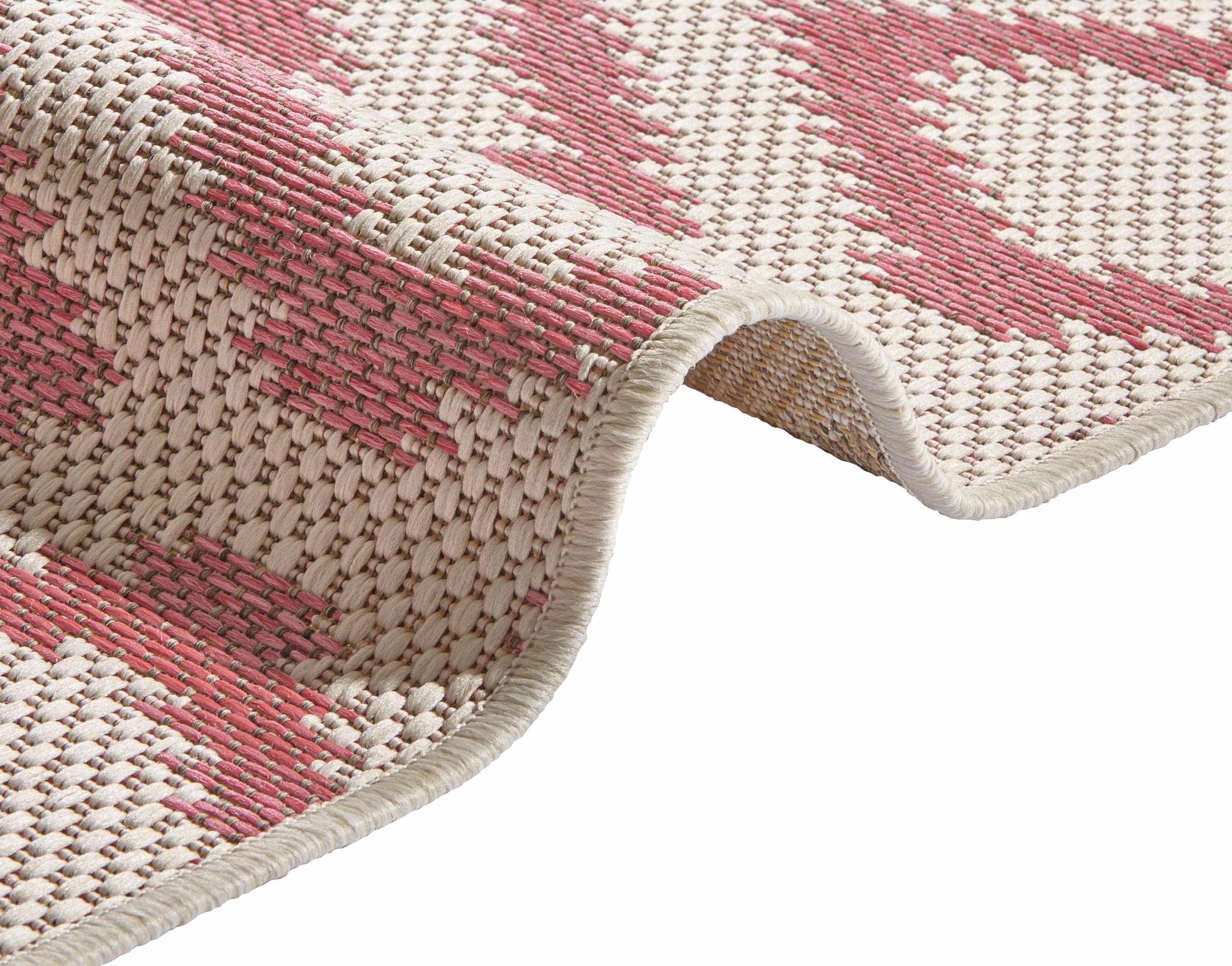 NORTHRUGS Teppich »Isle«, rechteckig, 4 mm Höhe, In-und Outdoor geeignet, Strapazierfähig und pflegeleicht, Flachgewebe
