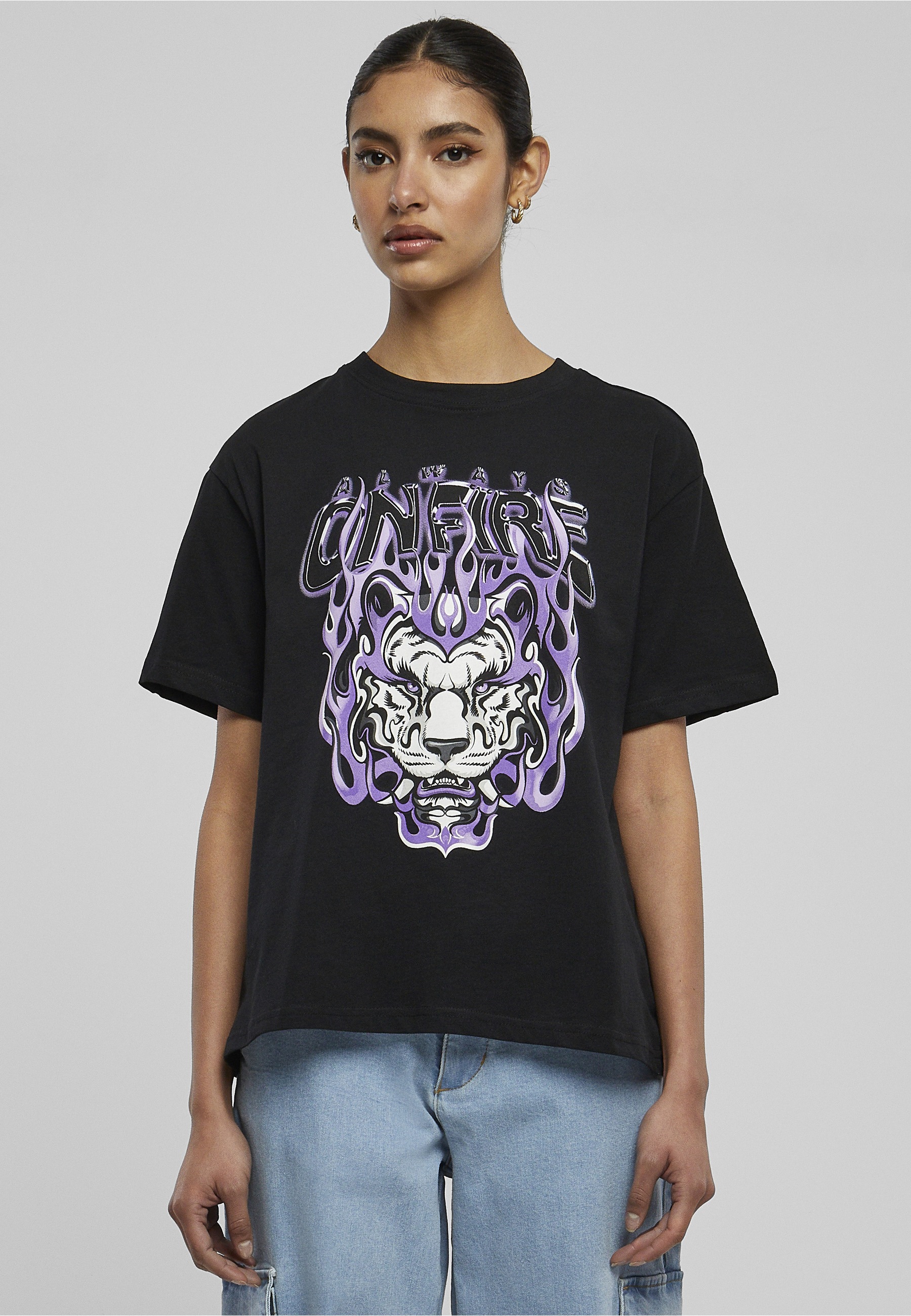 Miss Tee Kurzarmshirt »Miss Tee Damen Always On Fire Tee« 1 Stk.